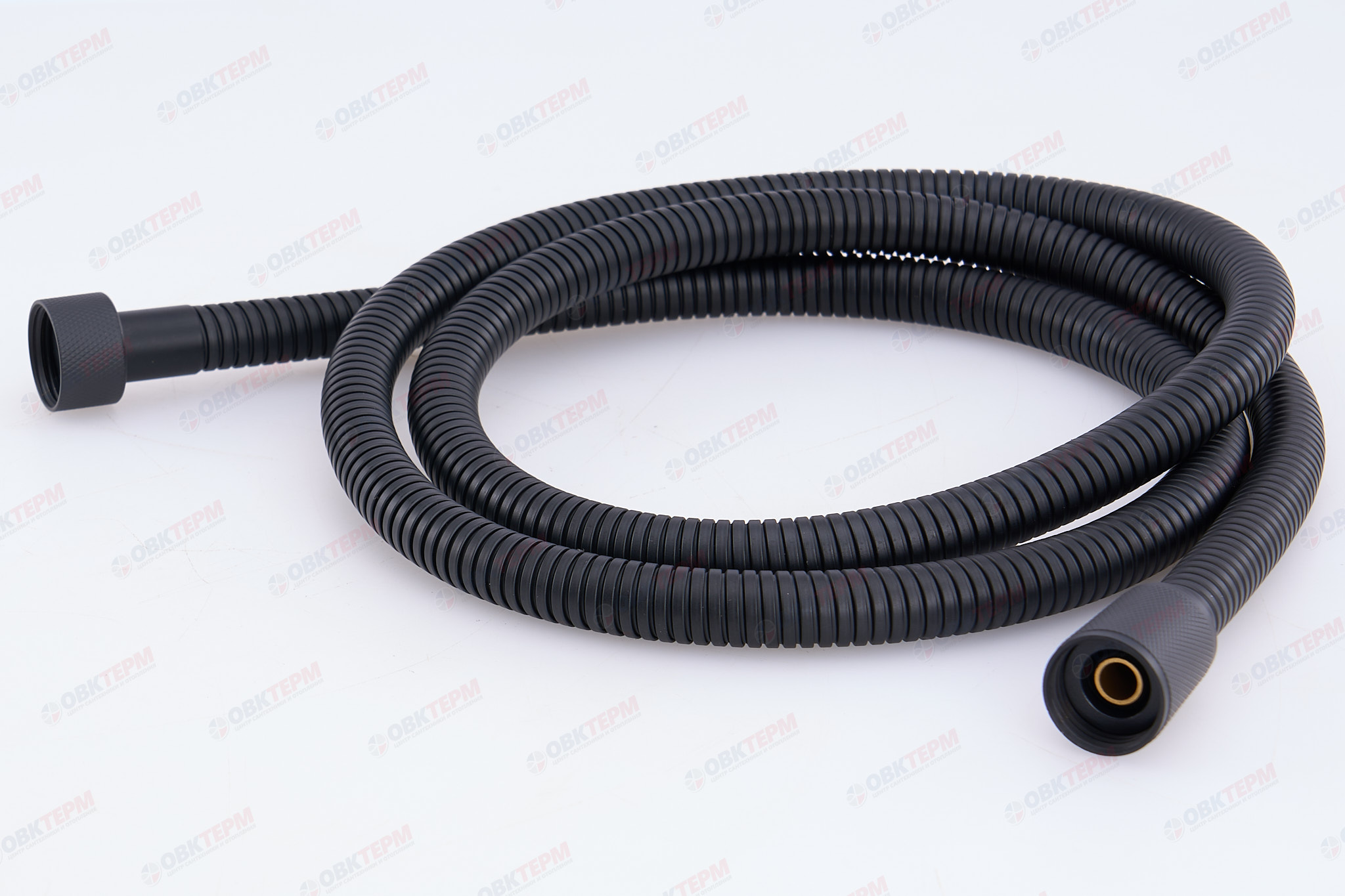 Шланг д/душа KOER KB-0802-150-05 оплетка нерж. 150 см (Цвет черный) (30 шт/ящ) - Изображение №1