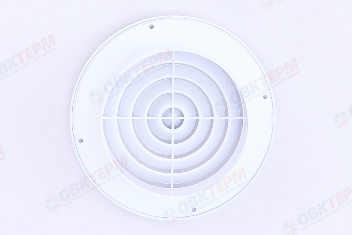 Решетка вентиляционная круглая ПКС d170, с фланцем d125 (50шт/уп) Эвент - Изображение №5