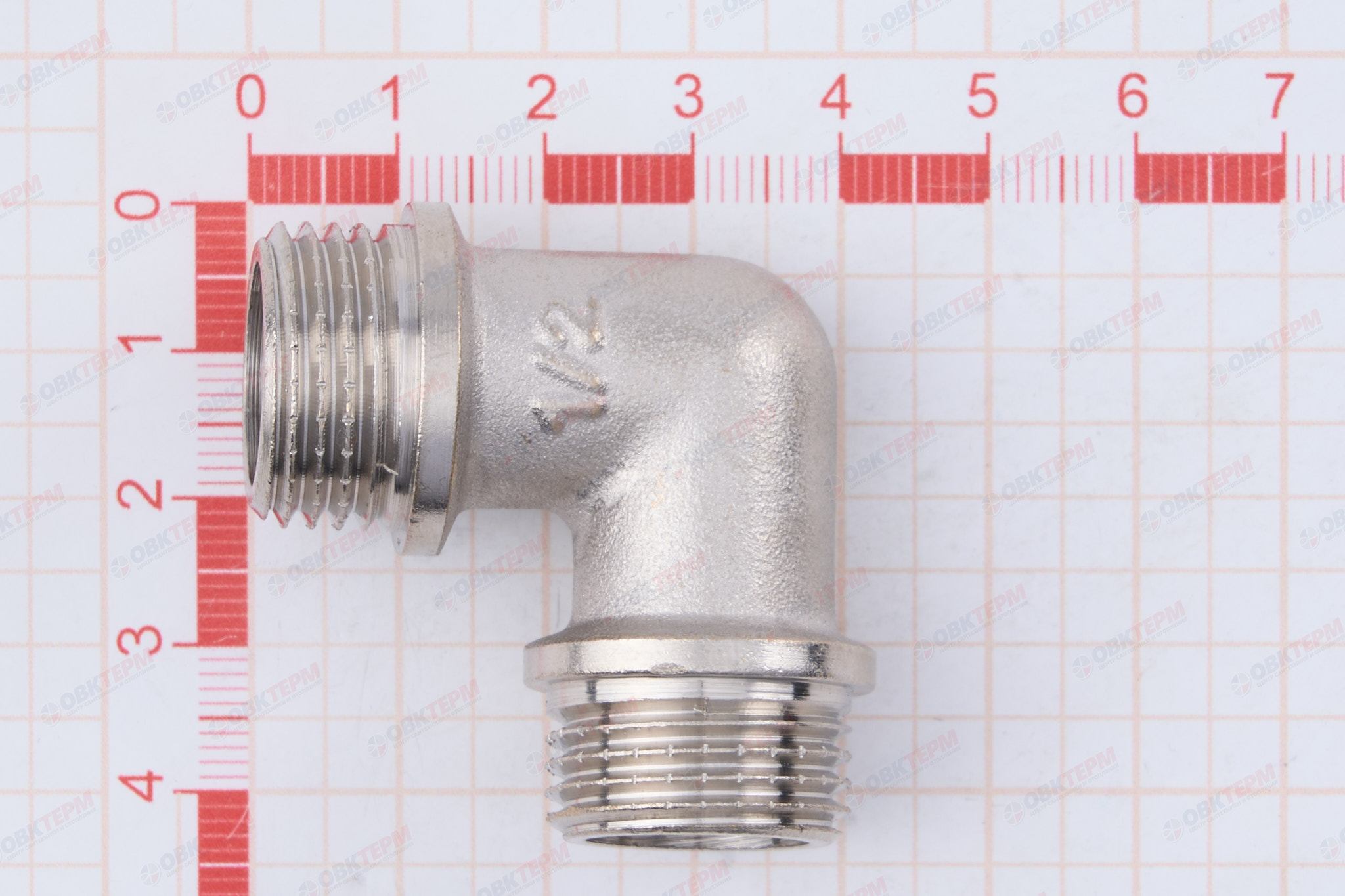 Угол    1/2" нн  Никель ZEISSLER                   (120/10) - Изображение №5