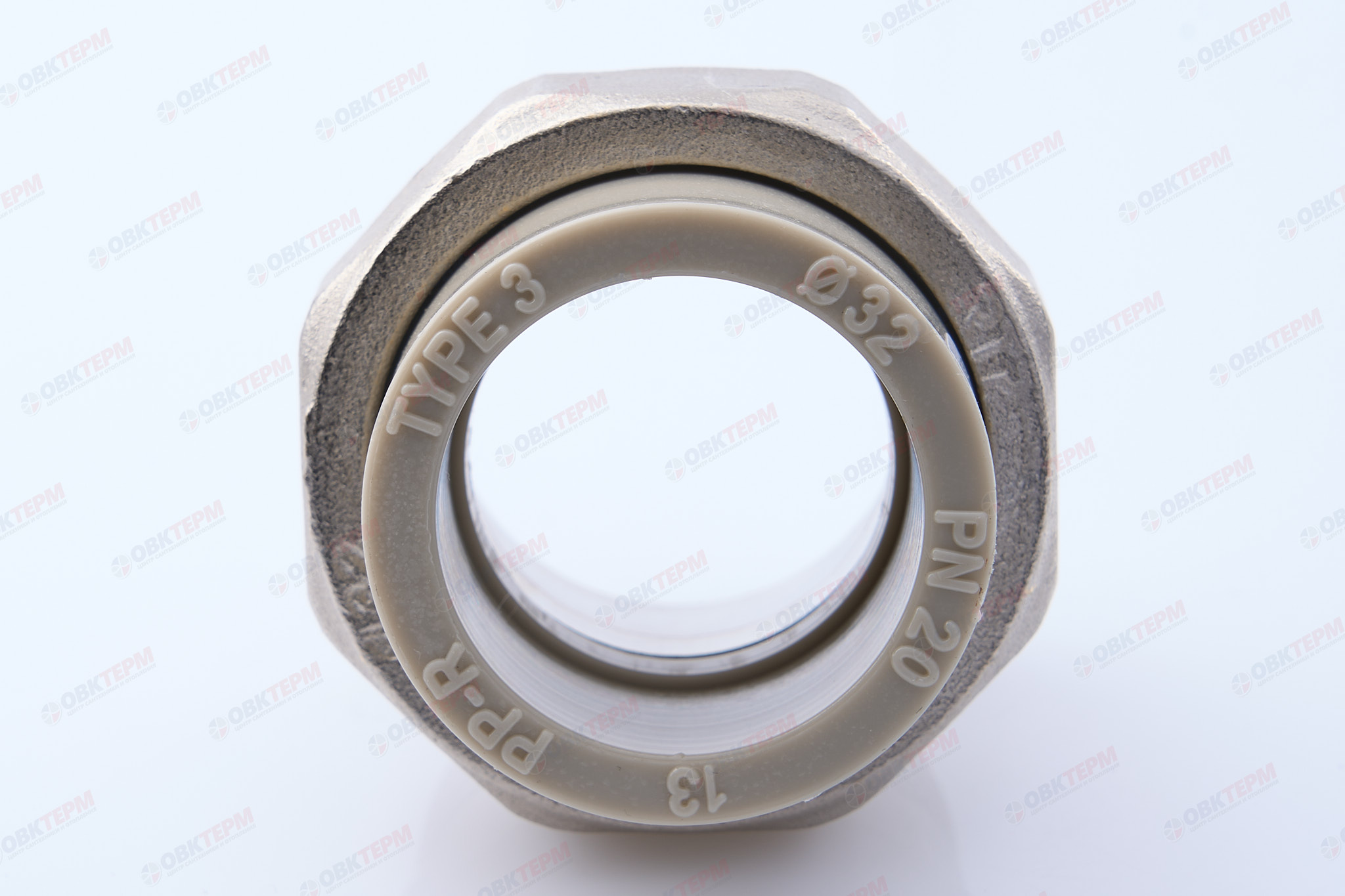 Разборное соединение   32 *  1 1/4"  Н    СЕРОЕ PP-R    (RTP)    (70/10) - миниатюра №5