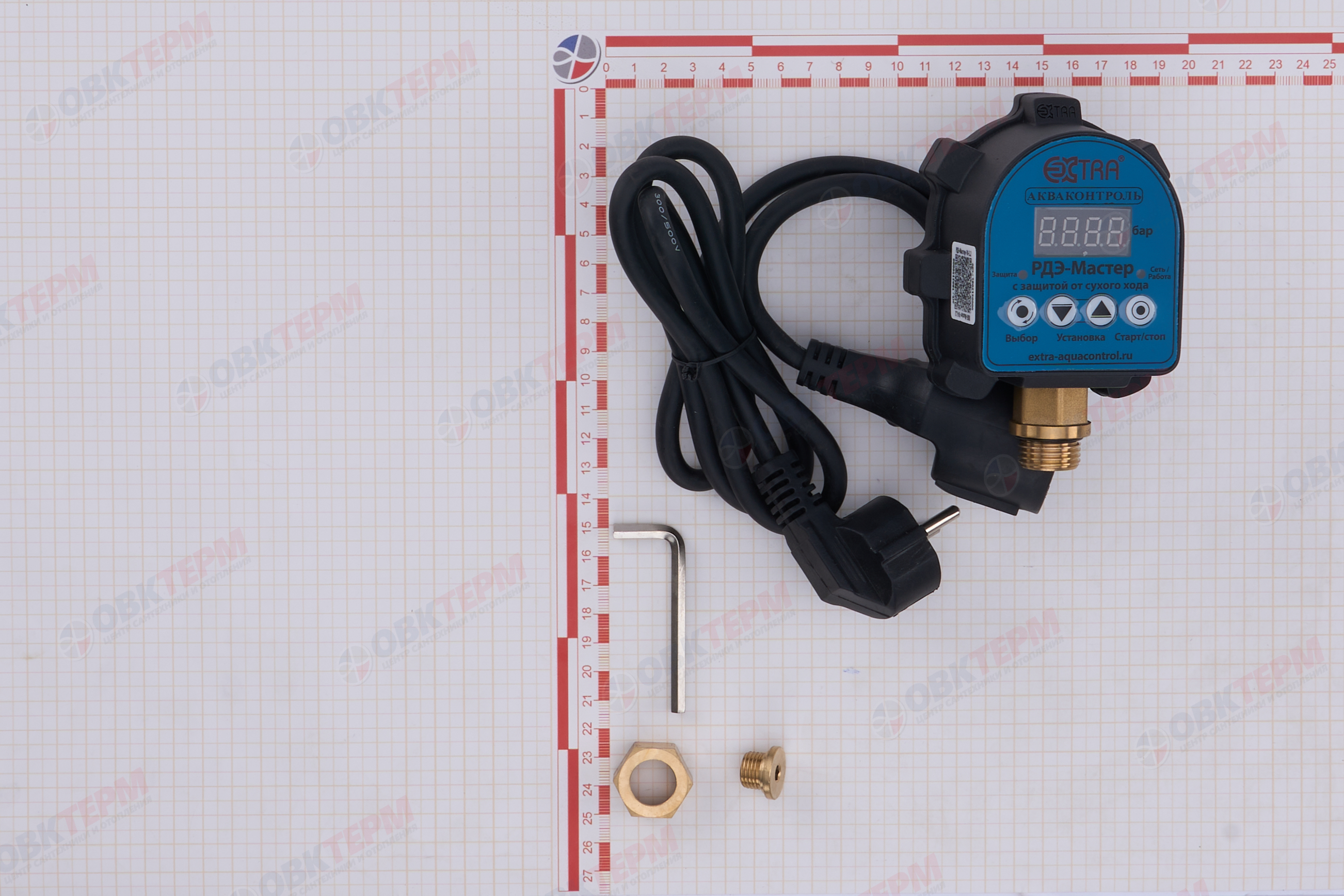 Реле давления электронное Extra РДЭ- Мастер-10-2,2 Акваконтроль (2,2кВт, 5%) - миниатюра №9