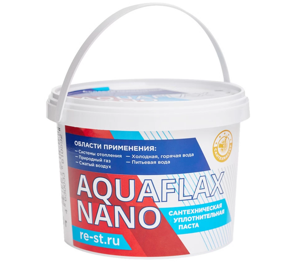 Паста сантехническая Aquaflax nano,  400 г. - изображение №1