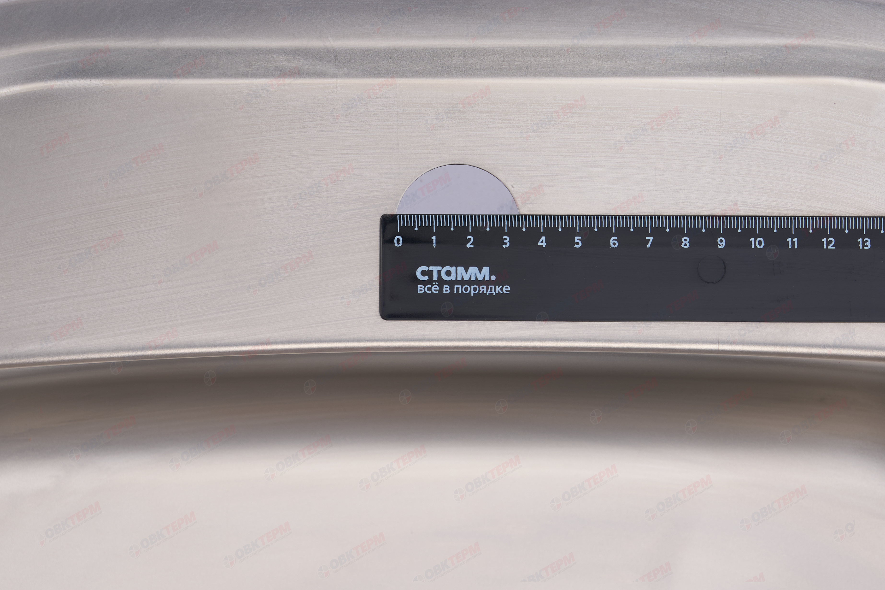 ZERIX мойка Z4947-08-180E (SATIN) ВРЕЗНАЯ /сифон (10шт/ящ) - миниатюра №9