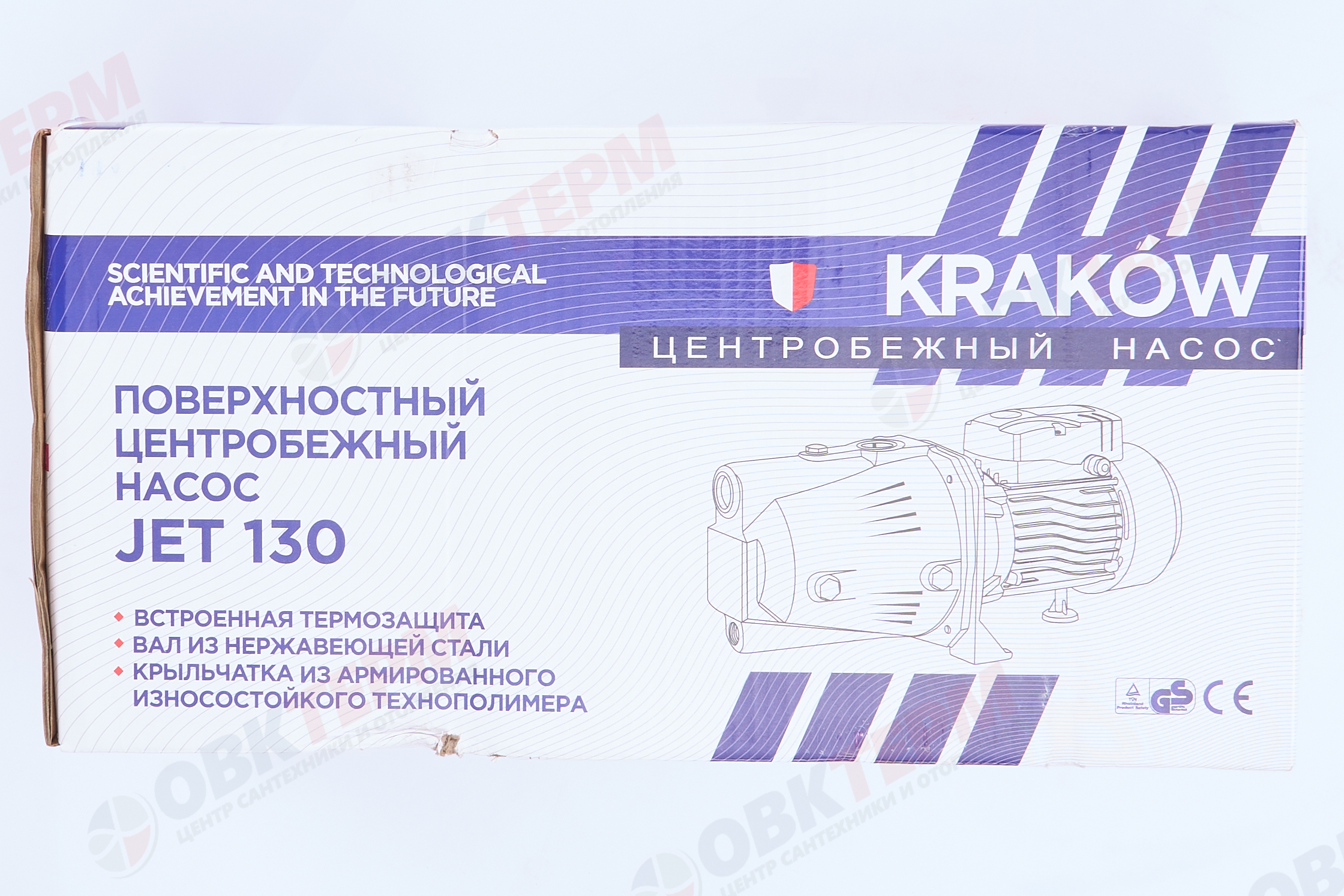 Насос центробежный  JET 130  KRAKOW (1,3кВт/65л.м./52м.) - миниатюра №8