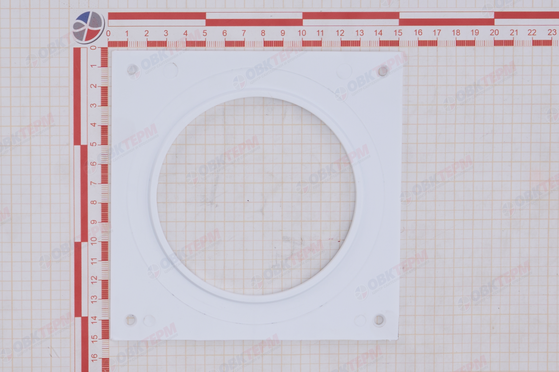 Пластина настенная Ш150хВ150, d100 мм (100шт/уп) Эвент - миниатюра №6