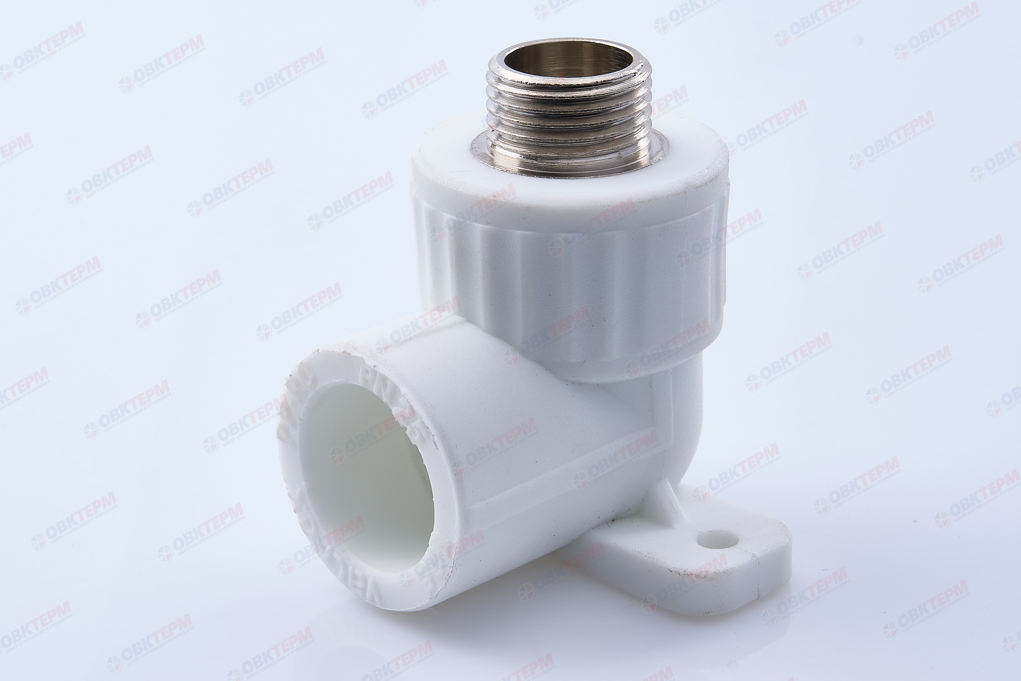 Угол монтажный  25 * 1/2"н   (VALFEX)  белый  (60/15) - Изображение №1