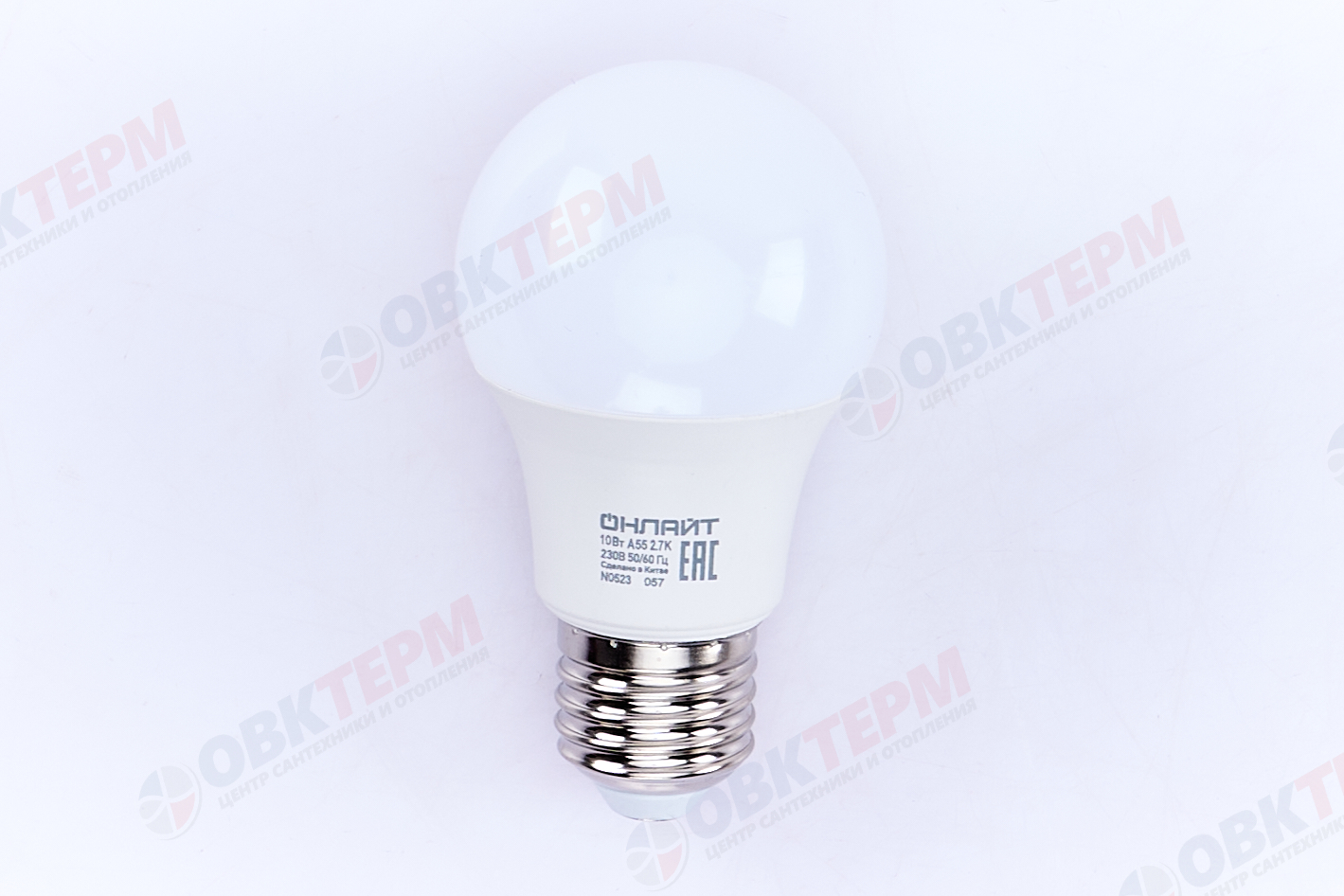 Лампа светодиодная ОНЛАЙТ E27 10Вт грушевидная 2700К 71649 - Изображение №2