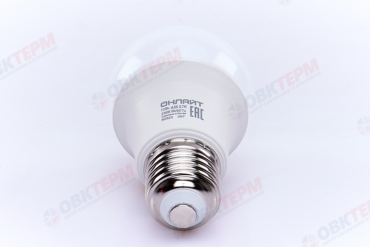 Лампа светодиодная ОНЛАЙТ E27 10Вт грушевидная 2700К 71649 - Изображение №5