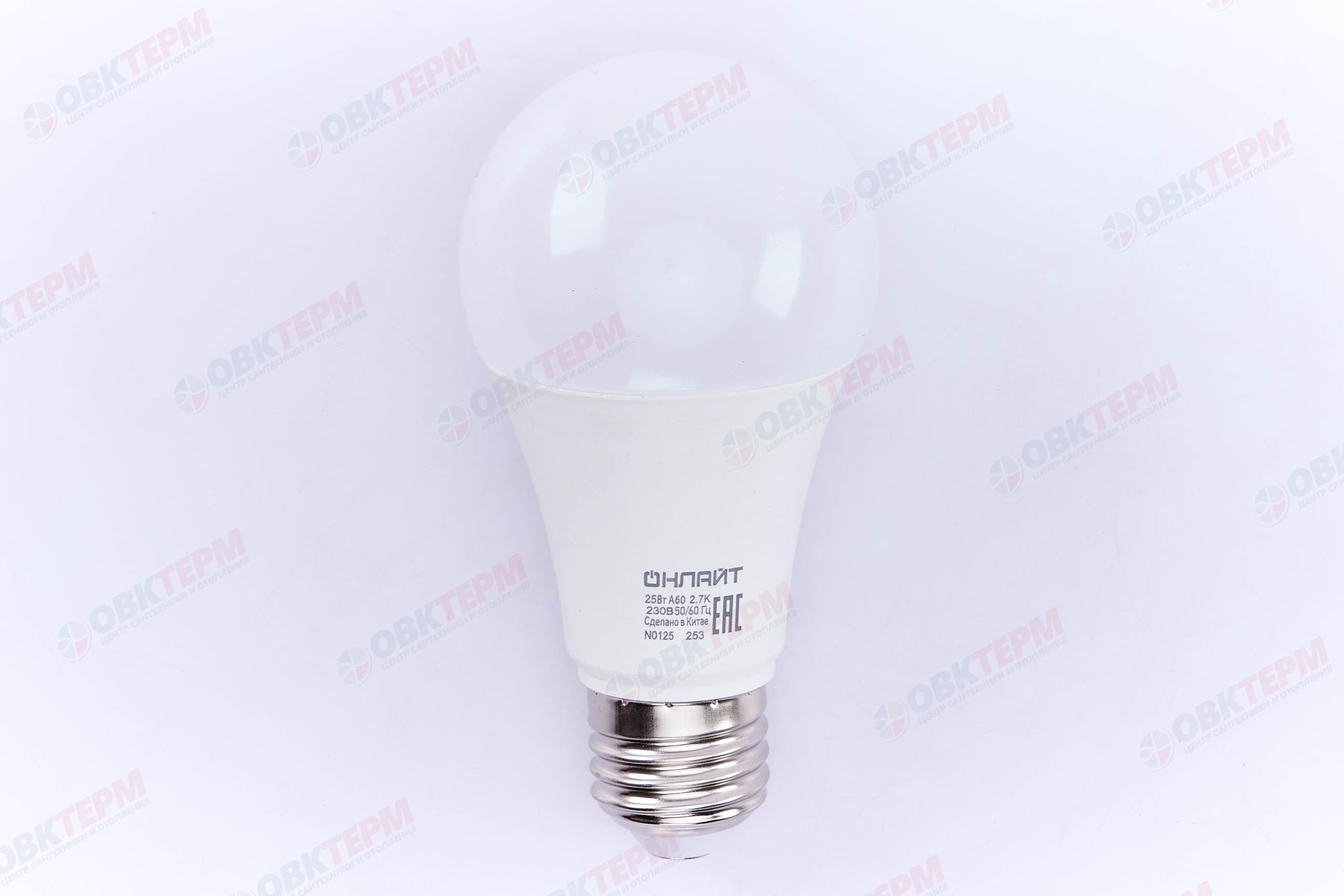 Лампа светодиодная ОНЛАЙТ E27 25Вт грушевидная 2700К 61953 - Изображение №2