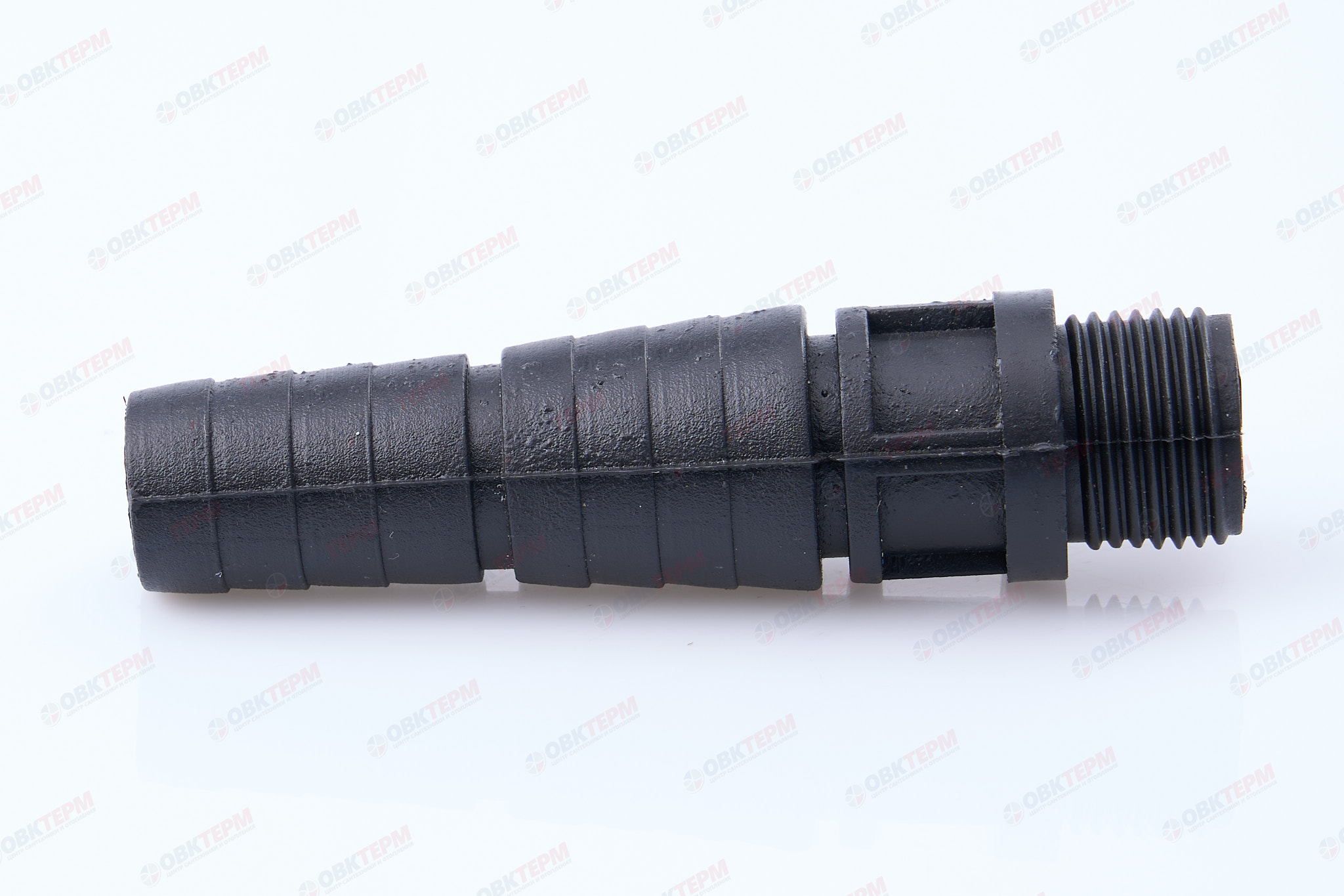 Штуцер пластиковый     1/2" наружняя резьба - 3/4 " * 1" шланг (1/1000шт) - Изображение №2
