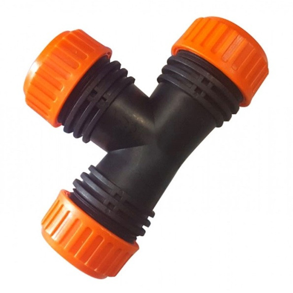 Тройник соединительный 1/2" х 1/2" х 1/2"   1006Т   Aquapulse (200/25шт) - Изображение №1