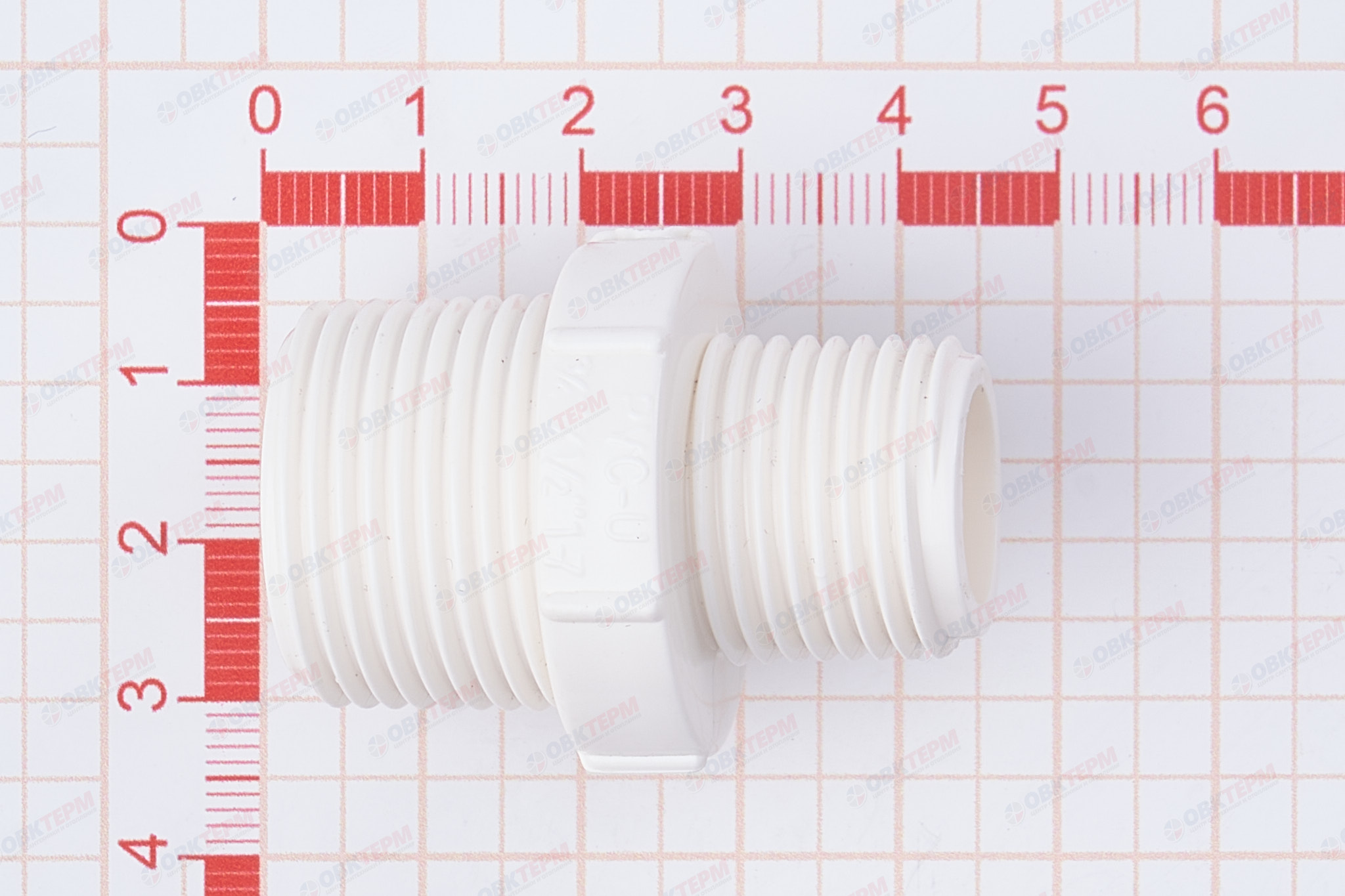 Ниппель пластиковый    МАК      1/2" - 3/4"   (1шт/500упак) - Изображение №5