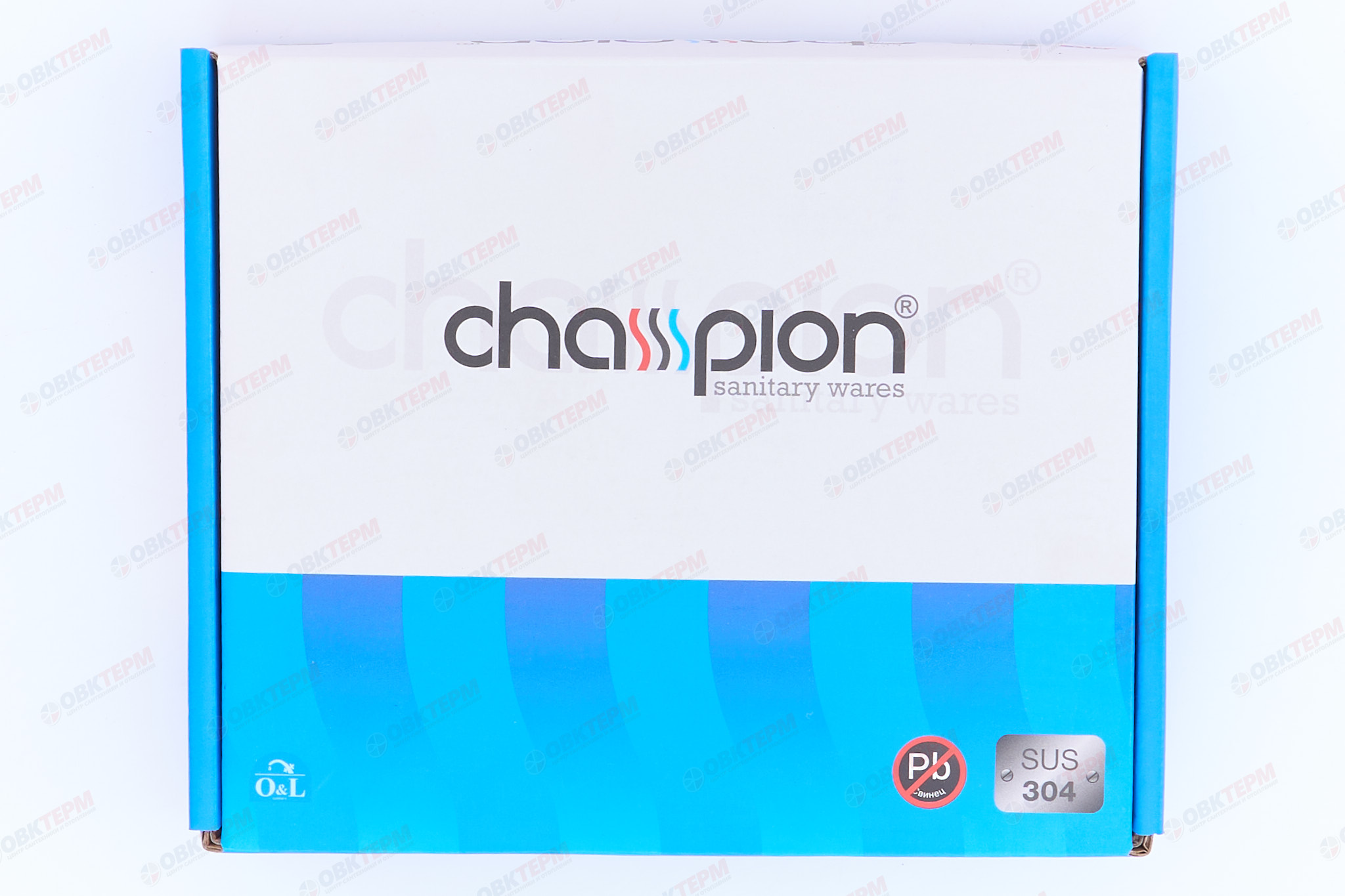 Смеситель д/умывальника нерж/сталь CHAMPION NEO-001-A (NEO-001) Ø40  (16 шт/ящ) - миниатюра №11