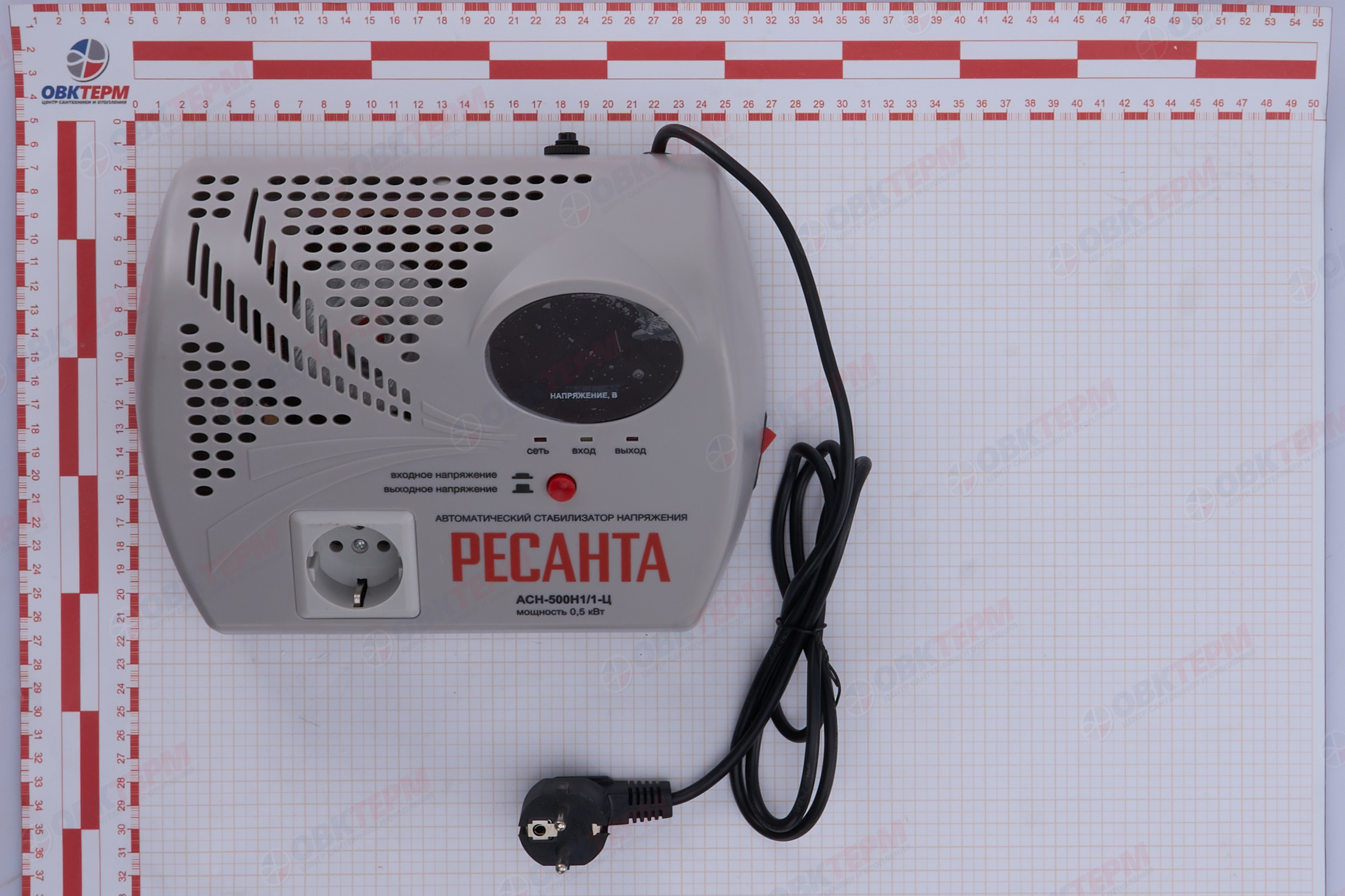 Стабилизатор ACH НАСТЕННЫЙ  -   500 Н1/1-Ц Lux  Ресанта - миниатюра №19