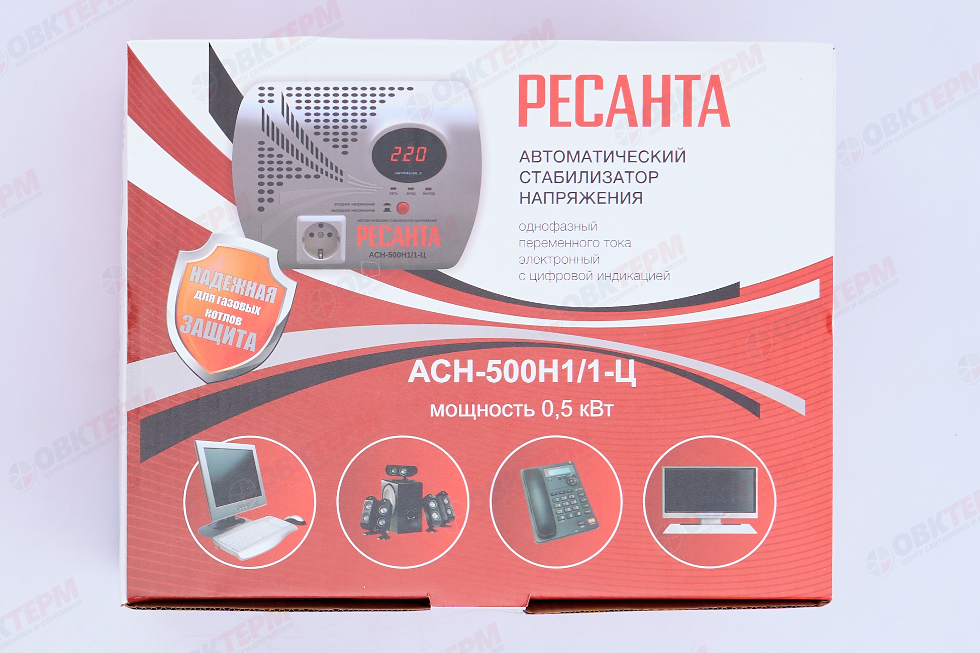Стабилизатор ACH НАСТЕННЫЙ  -   500 Н1/1-Ц Lux  Ресанта - миниатюра №20