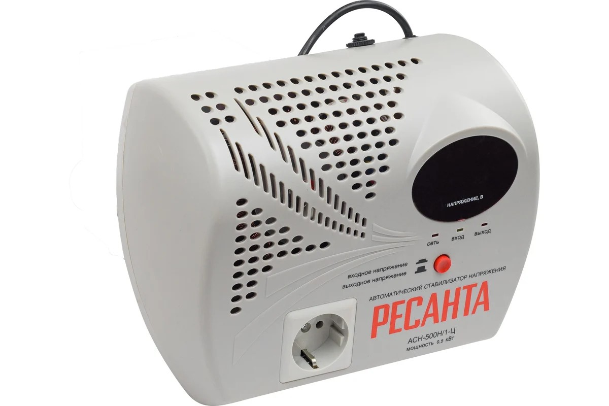 Стабилизатор ACH НАСТЕННЫЙ  -   500 Н1/1-Ц Lux  Ресанта - миниатюра №7