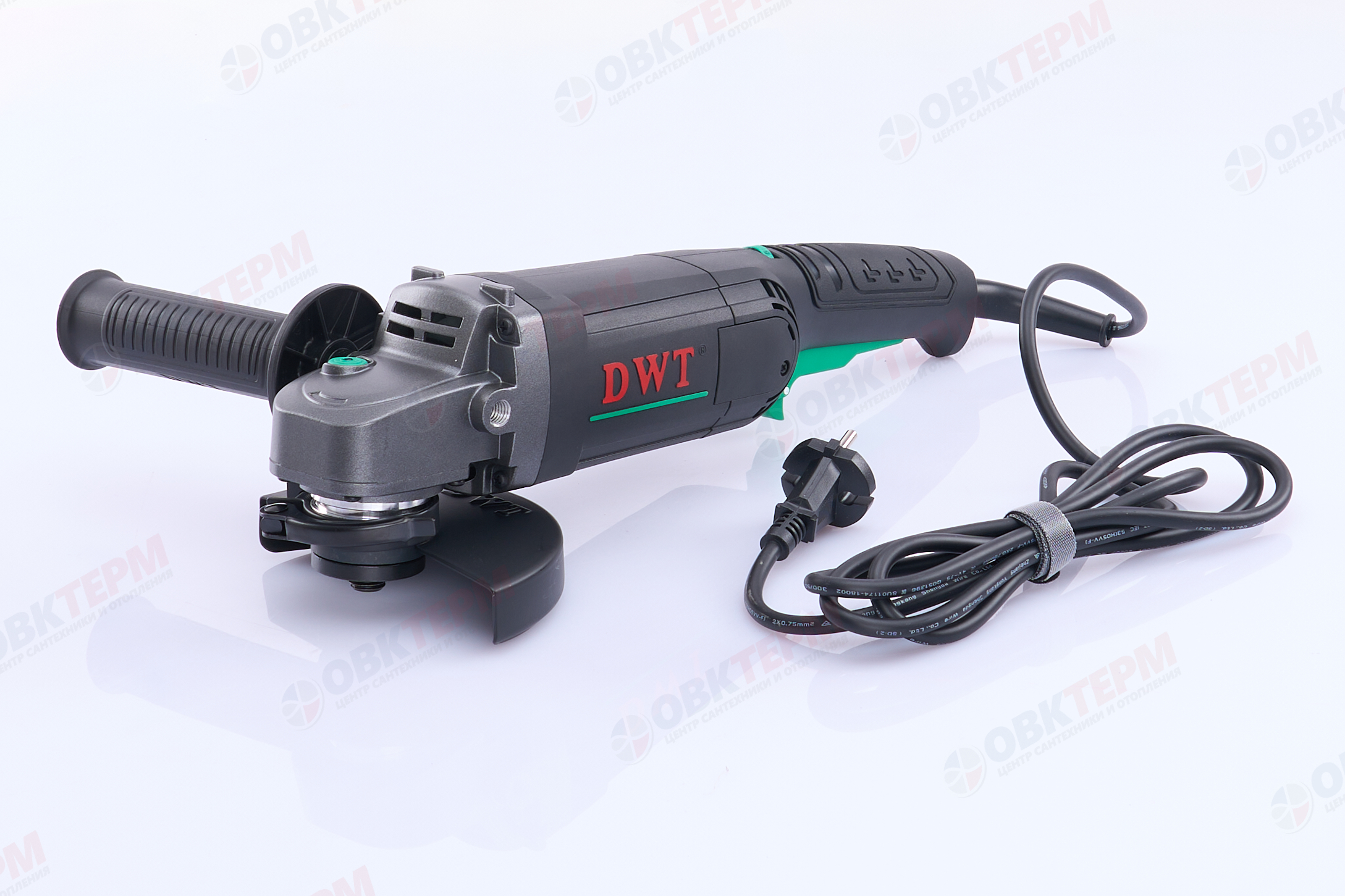 Углошлифовальная машина DWT 125 мм (1200 Вт, рег 3300-11000) - Изображение №2