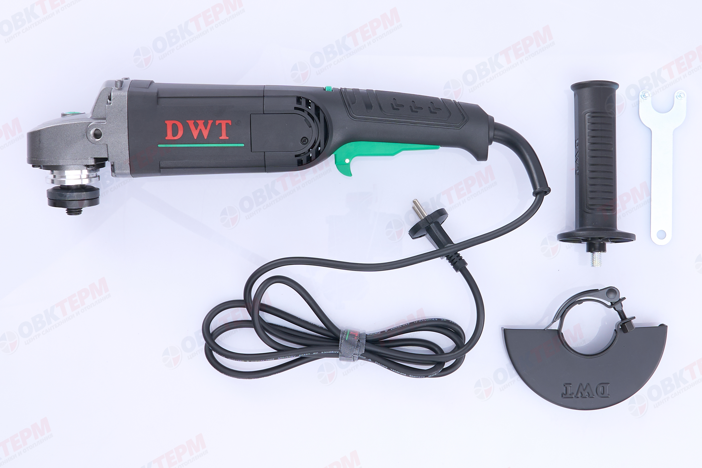 Углошлифовальная машина DWT 125 мм (1200 Вт, рег 3300-11000) - миниатюра №8