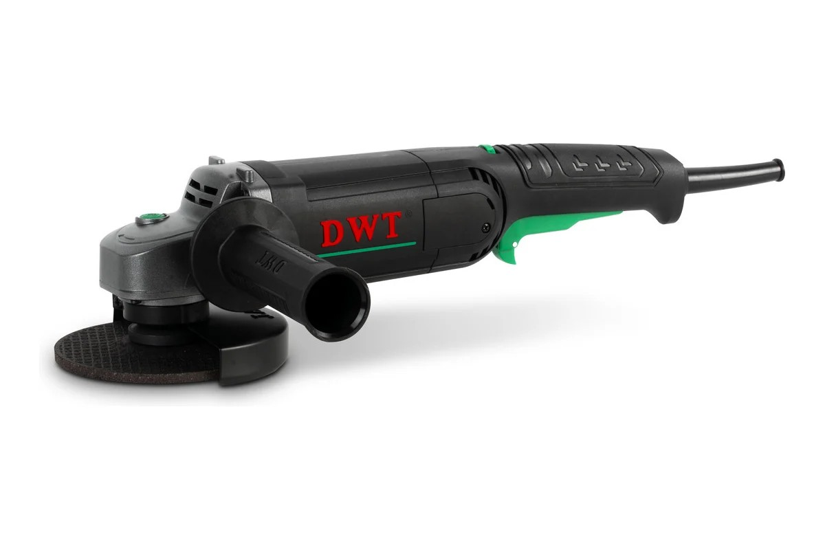 Углошлифовальная машина DWT 125 мм (1200 Вт, рег 3300-11000) - Изображение №1