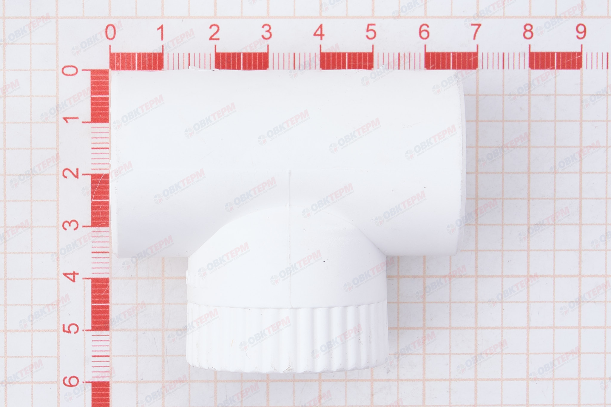 Тройник с МРВ 25 * 1/2" * 25   БЕЛЫЙ   (PRO AQUA)     (100/10) - Изображение №5