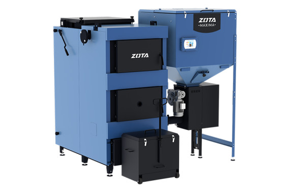 Котел универсальный  ZOTA "MAXIMA" -150кВт один шнек ZOTA - Изображение №1
