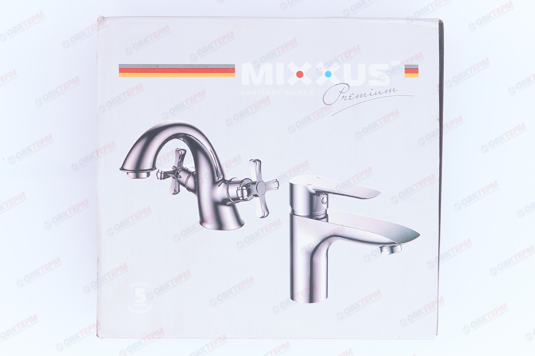 Смеситель д/ванны корот. MIXXUS PREMIUM TIGER 009 Ø40 EURO BLACK  (10 шт/ящ) - миниатюра №5