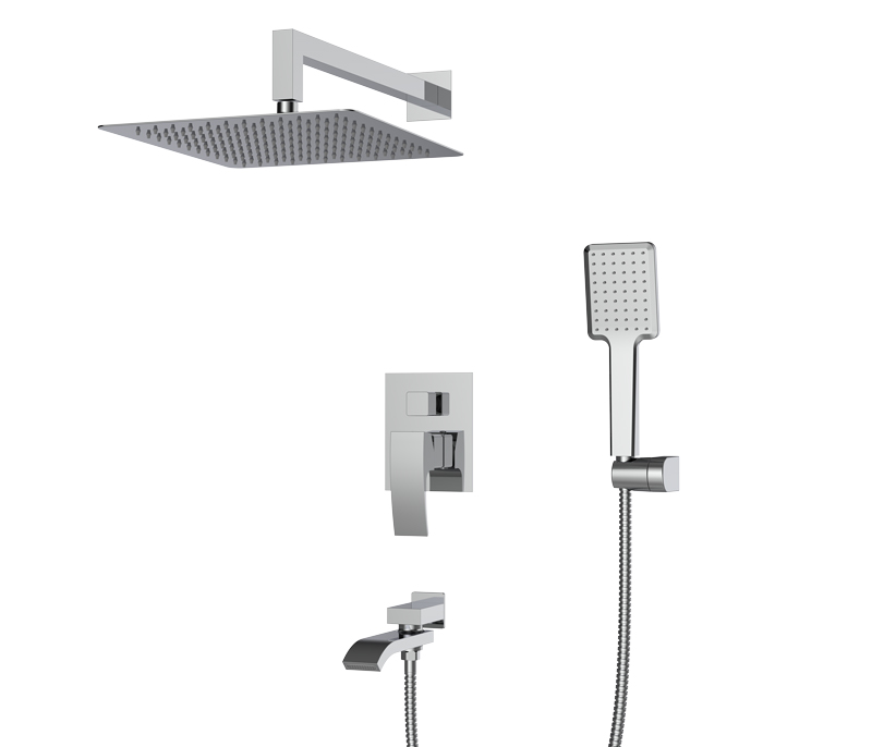 Душ/система встраиваемая KOER KB-66007-01 латунь /хром /300х300 (3 шт/ящ) - Изображение №1