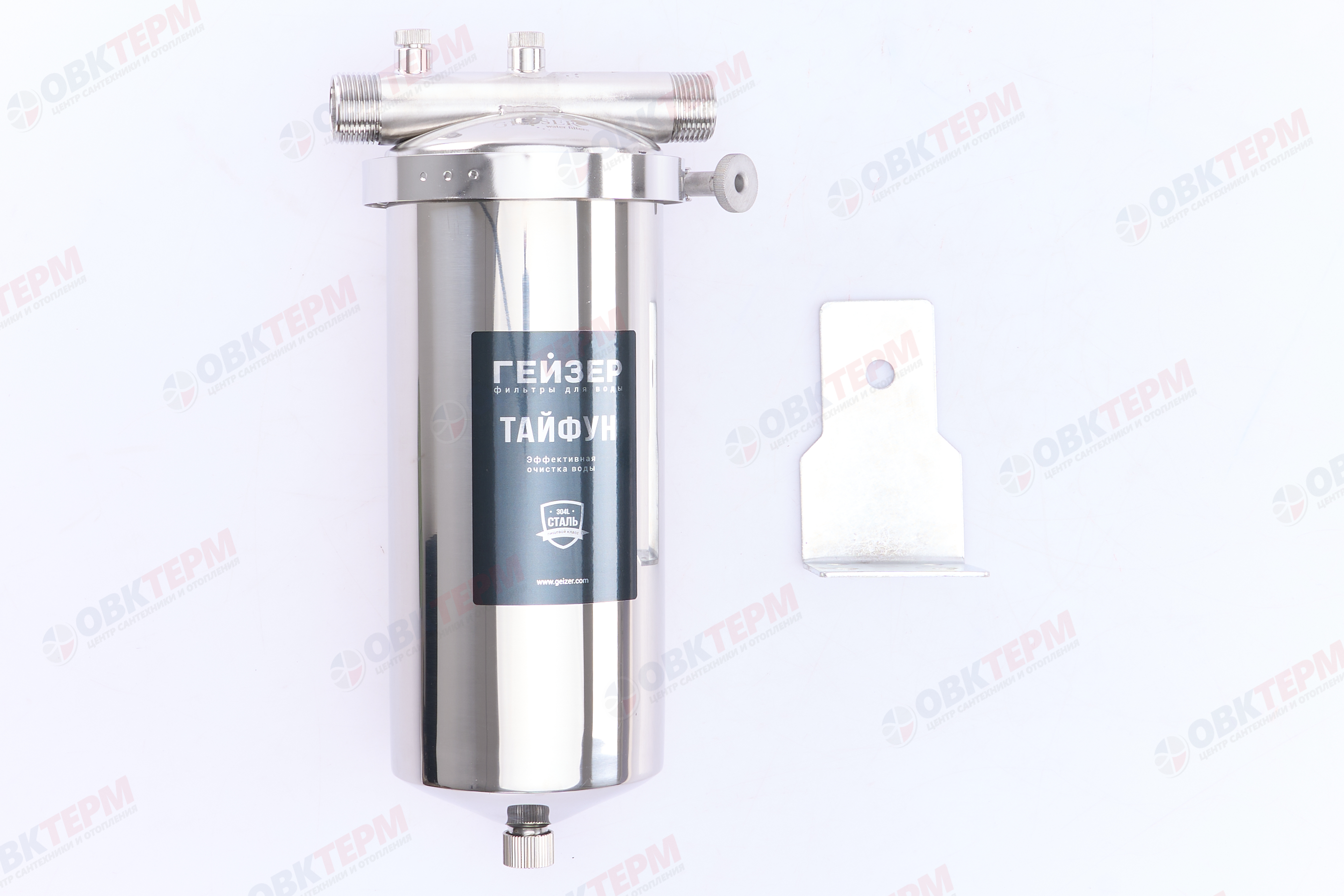 ГЕЙЗЕР  Колба  BB 10  1" Гейзер Тайфун (Магистральный, нержавейка, хол/гор) - миниатюра №17