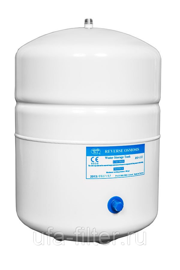 ГЕЙЗЕР  Бак накопительный RO-122 3,2 gal (12 л) TankPac metal 1/4" NPT - Изображение №2