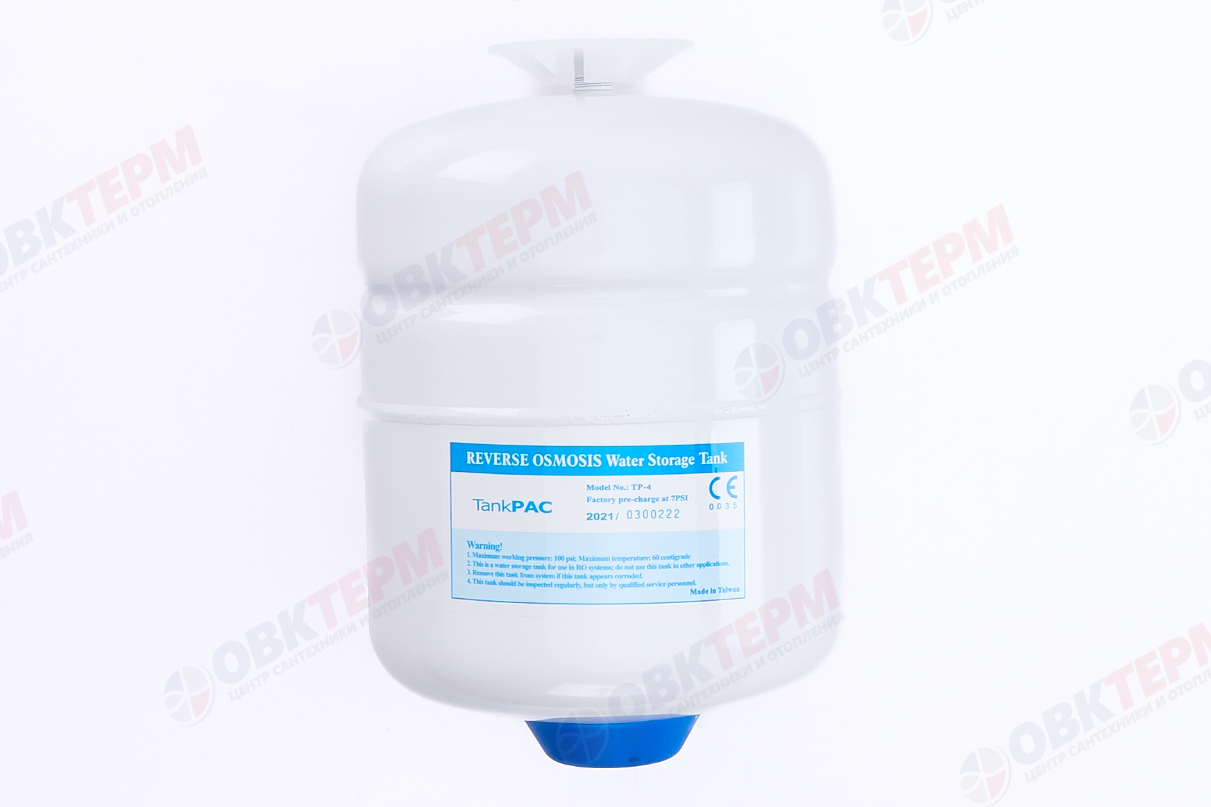 ГЕЙЗЕР  Бак накопительный TP-4 1 gal (4 л) TankPac metal 1/4" NPT - Изображение №2