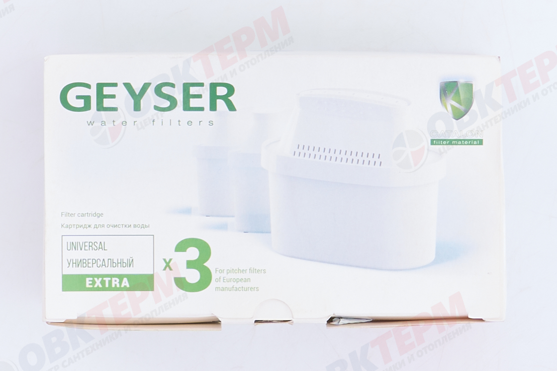 ГЕЙЗЕР  Комплект сменных картриджей Экстра 401 (тип макстра)(3шт.) - Изображение №3