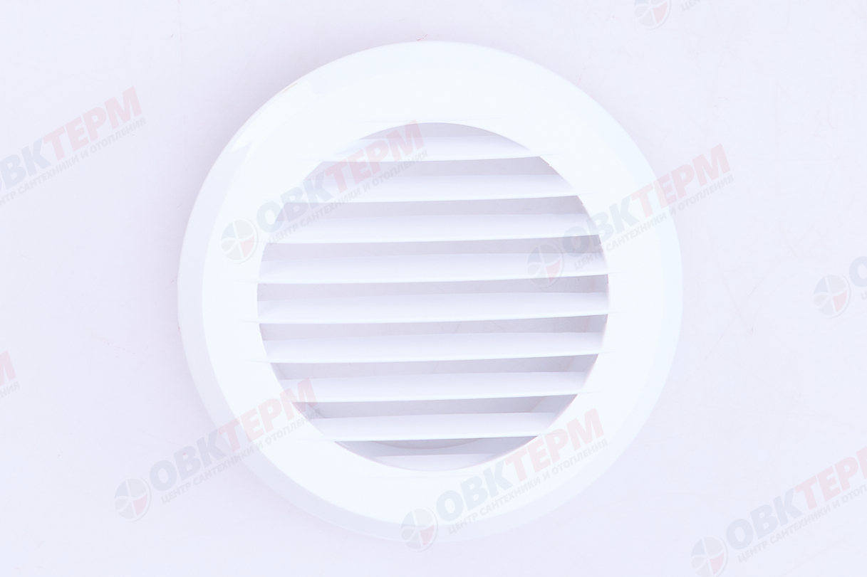 Решетка вентиляционная круглая ПКР d170, с фланцем d125 (50шт/уп) Эвент - миниатюра №6