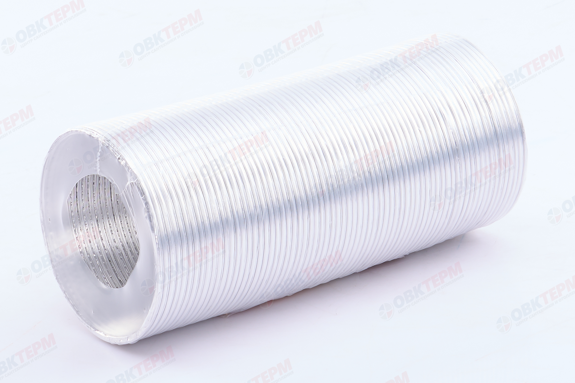 Воздуховод гофрированный алюминиевый d115  L3 м (14шт/уп) Эра - Изображение №4