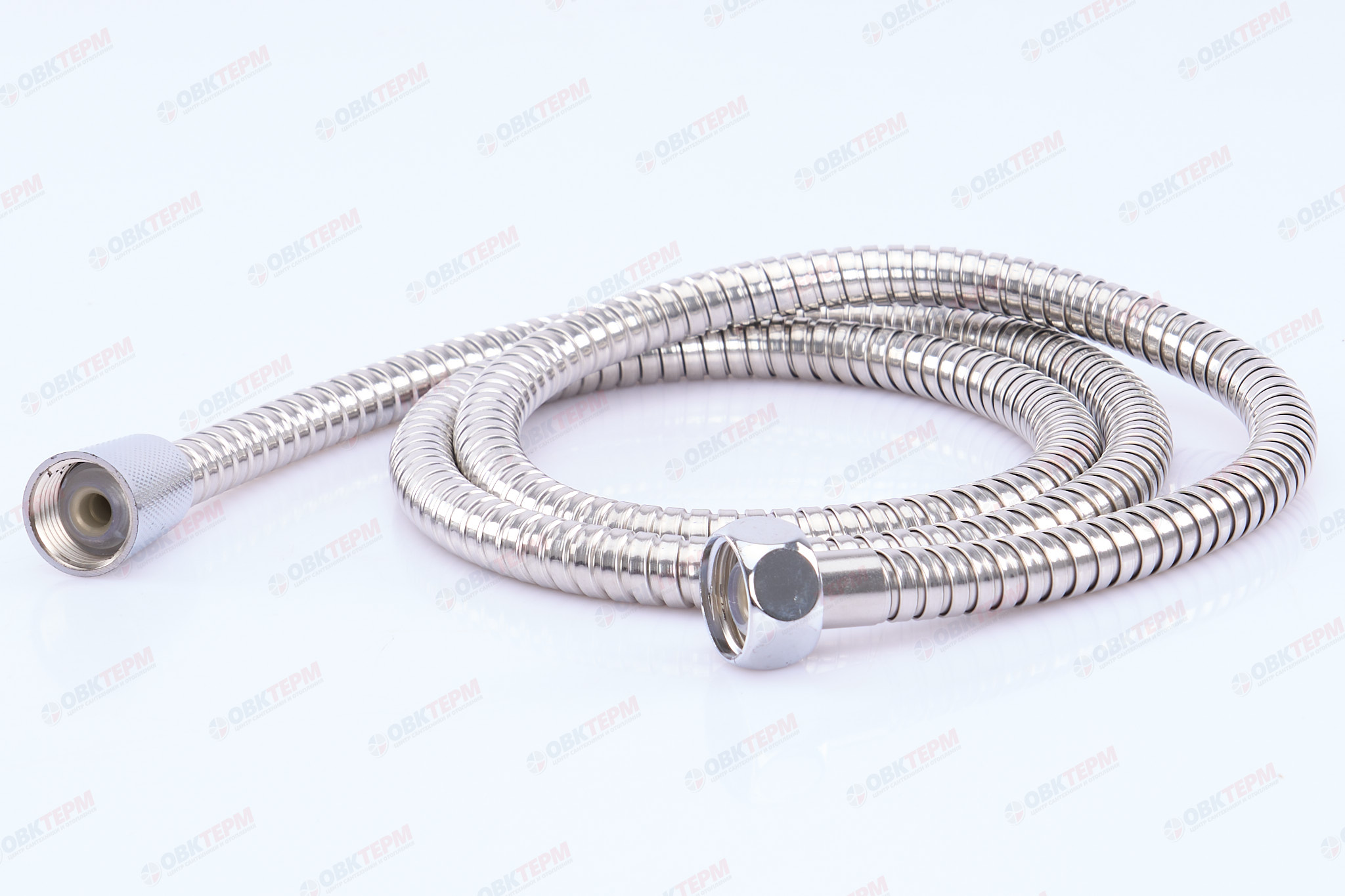 Шланг д/душа 150 см, d 13 мм, внутренний шланг PVC, двойной замок "OVERCON"   (50 шт/ящ) - Изображение №2