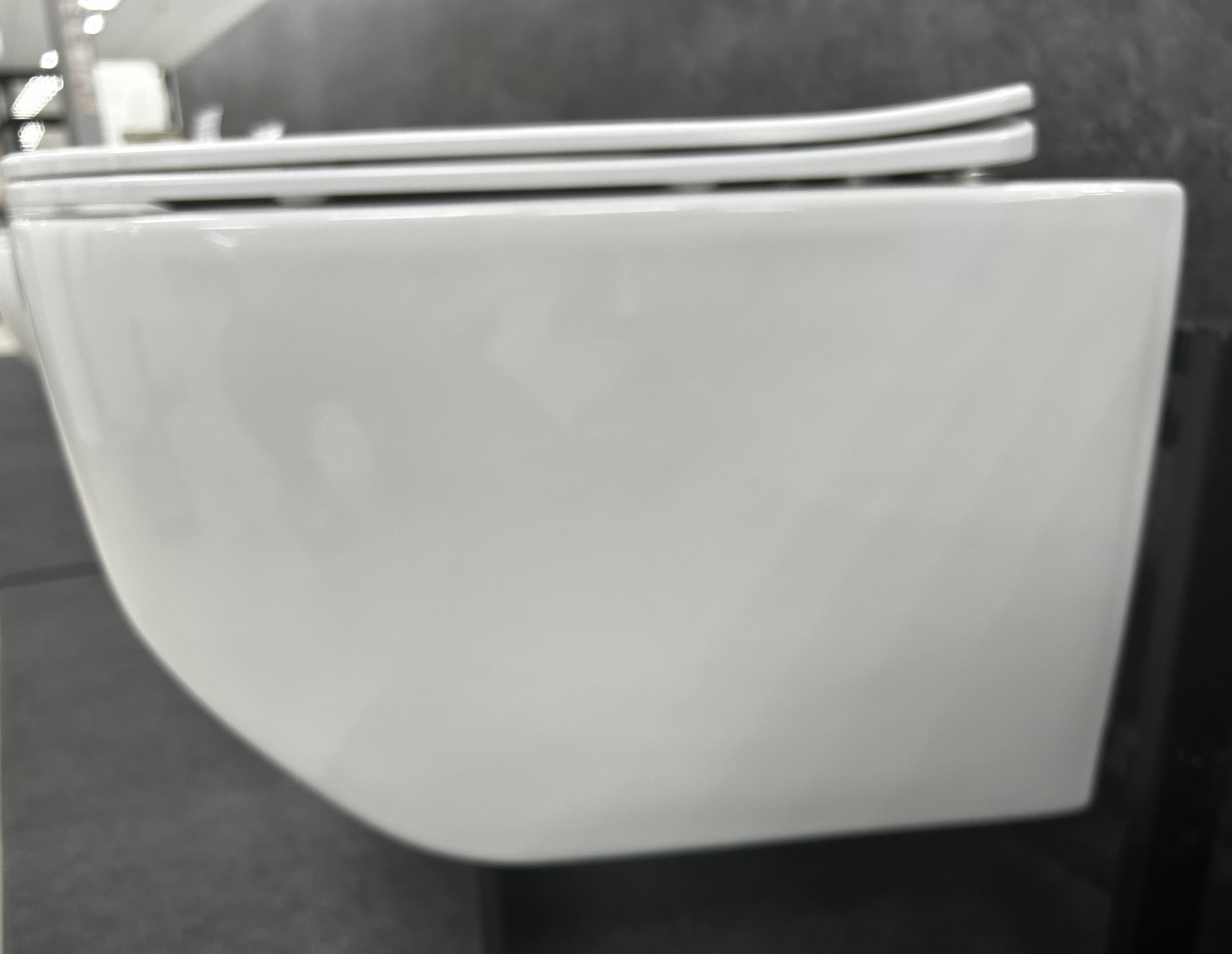 Унитаз подвесной REDO X-015 Rimless, SC, с сиденьем дюропласт, белый - Изображение №2