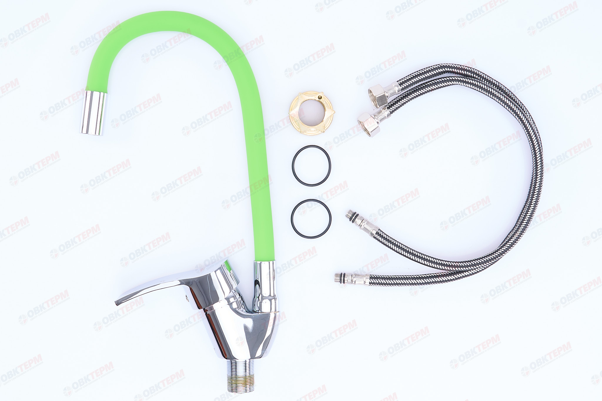 Смеситель д/кухни REFLECTOR ZERIX YUB 279 Ø40 GREEN  (10 шт/ящ) - миниатюра №3