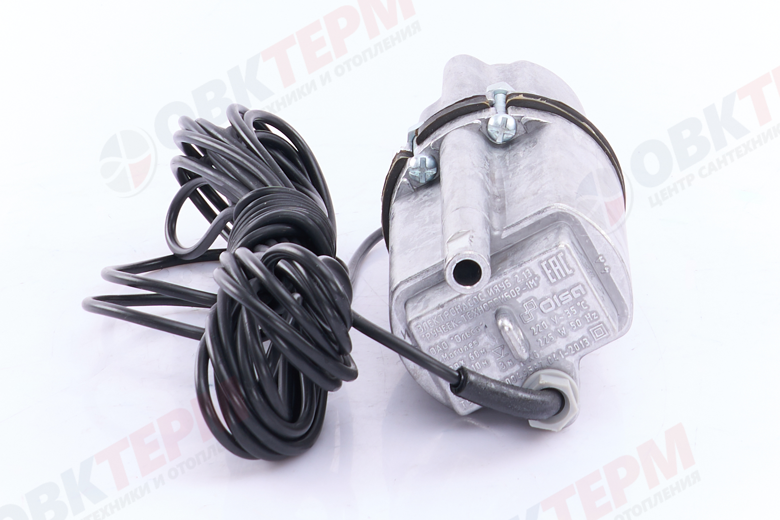 Насос Ручеек-Техноприбор 10метров кабл. (нижний забор, алюм, ТУ 18С) ОРИГИНАЛ (0,28кВт/18л.м./60м.) - Изображение №4