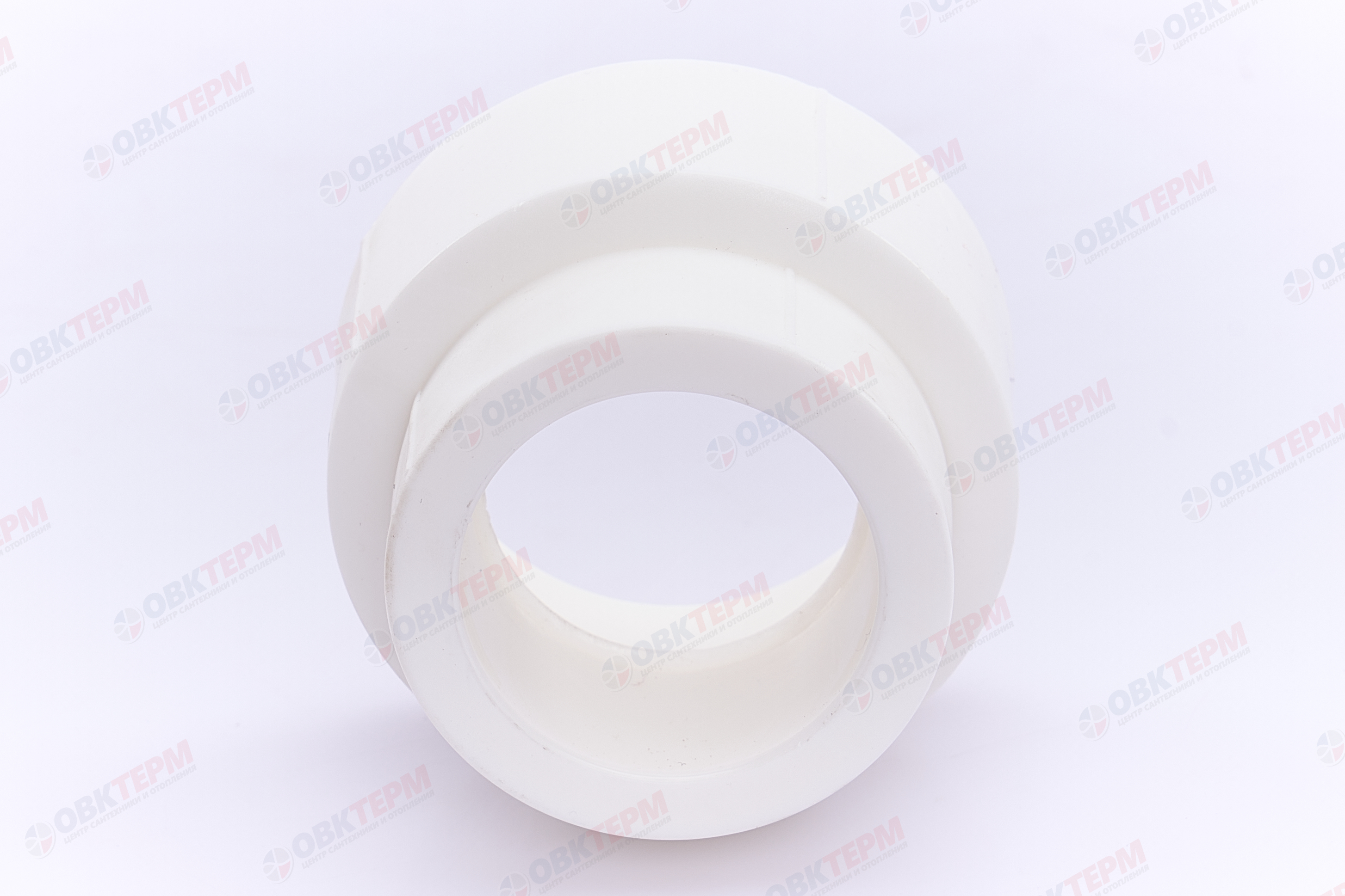 Муфта переход.  ВВ  50*40   БЕЛАЯ PP-R   (RTP)    (120/15) - Изображение №3
