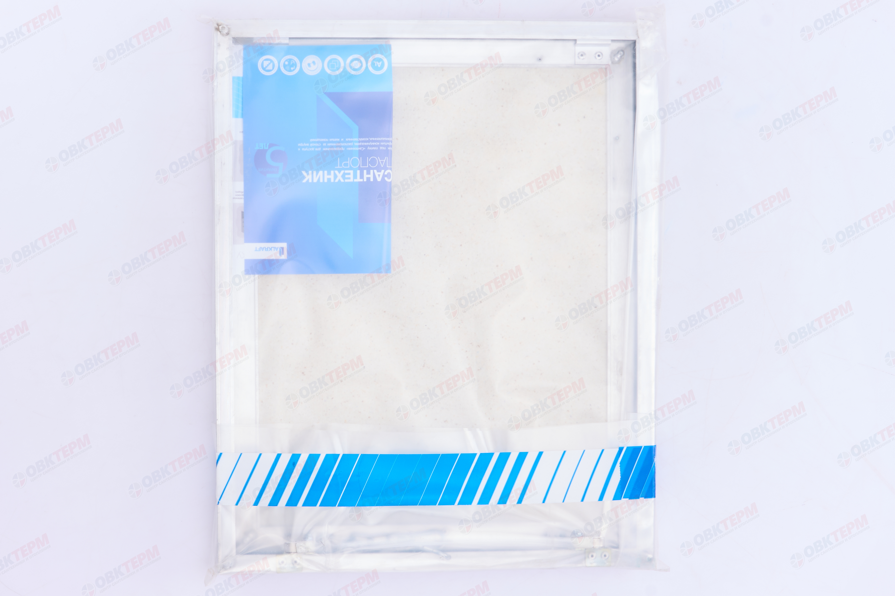 Люк под плитку "Сантехник" съемный Ш400*В500 ALKRAFT - миниатюра №8