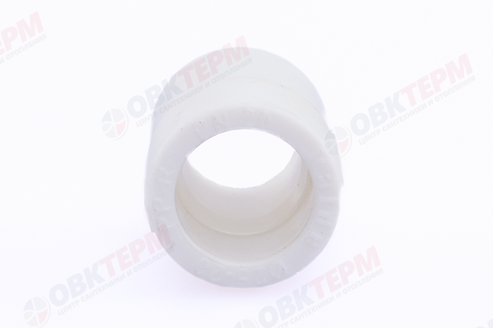 Муфта переход.  ВВ  25*20   БЕЛАЯ PP-R   (KALDE)    (600) - Изображение №3