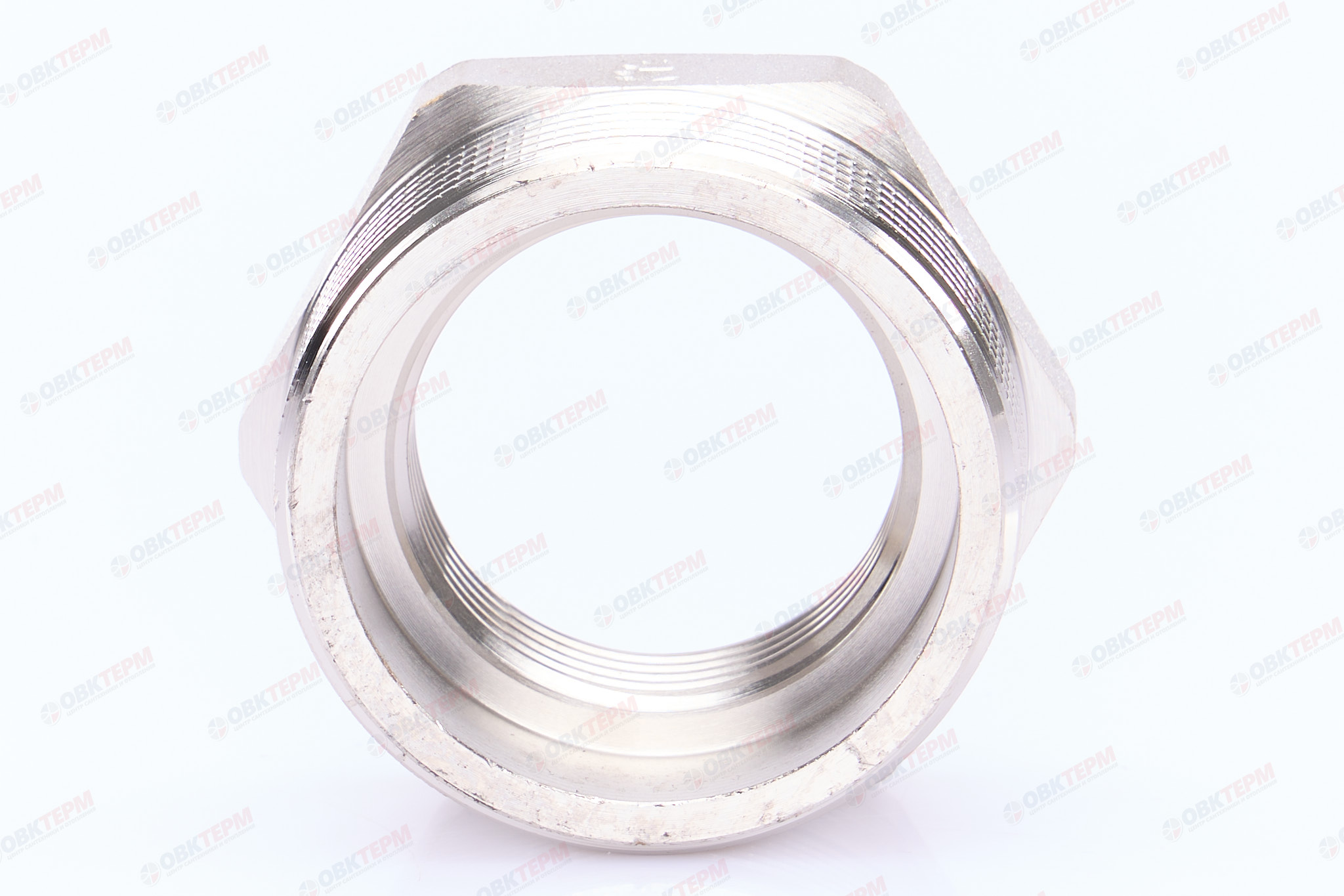 Футорка 2" -  1 1/4"   Никель ZEISSLER                   (40/5) - миниатюра №3