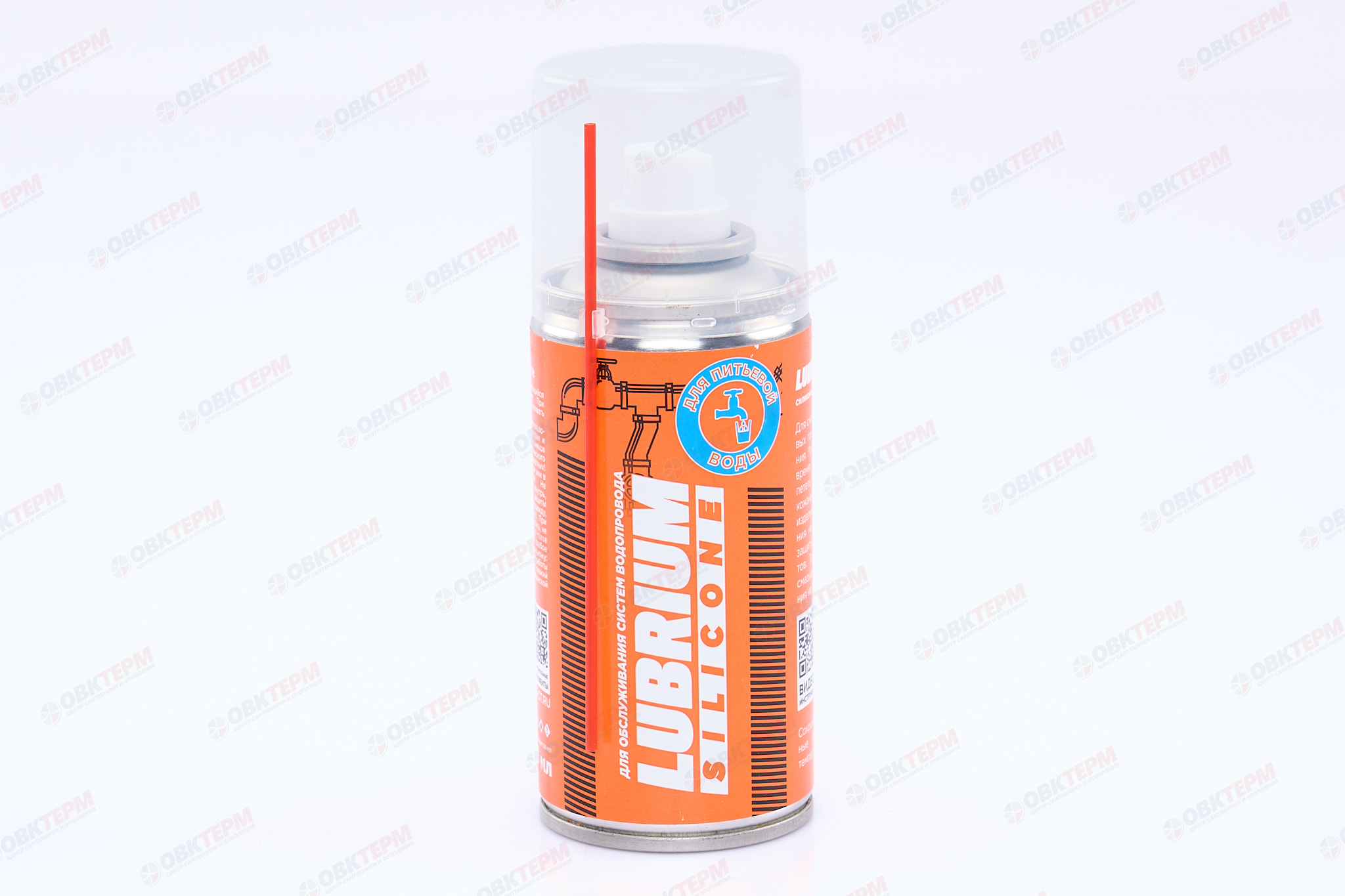 Смазка силиконовая сантехническая "LUBRIUM" (подходит для питьевой воды) аэрозоль 210 мл (12) - Изображение №2