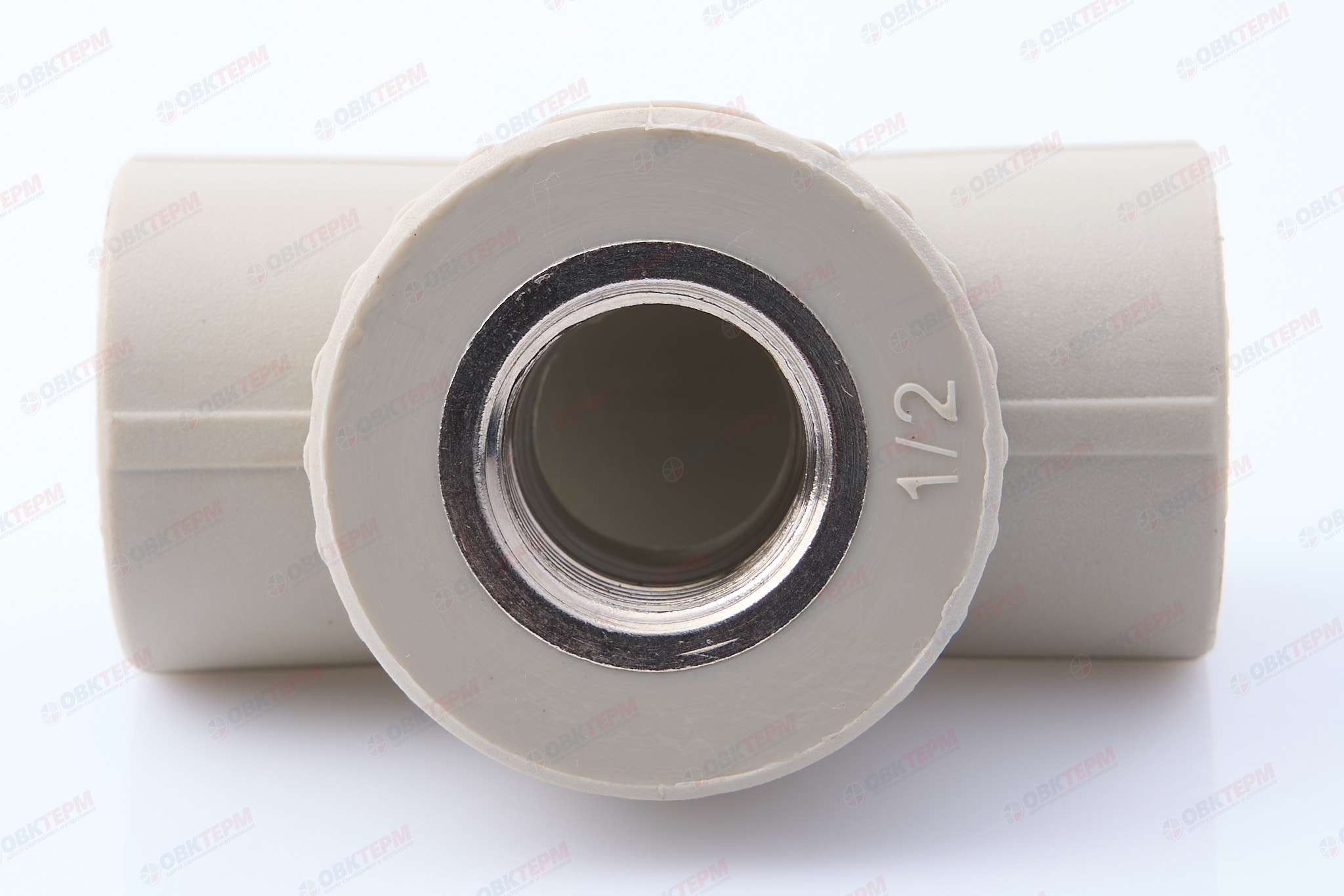 Тройник с МРВ  25 * 1/2" * 25     (VALFEX)  серый  (60/15) - миниатюра №3