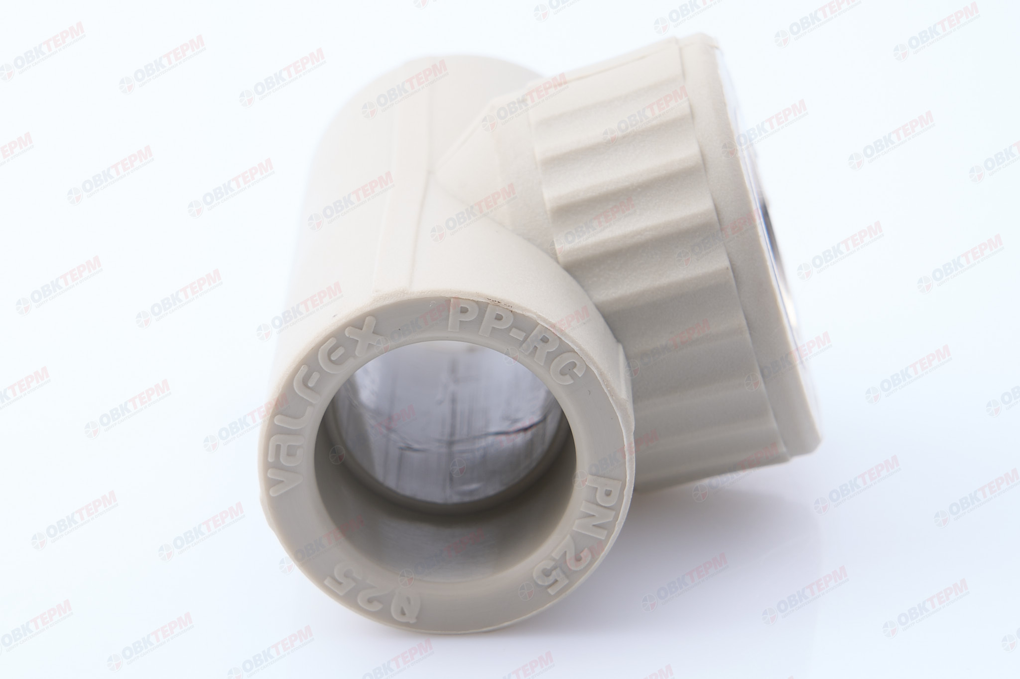 Тройник с МРВ  25 * 1/2" * 25     (VALFEX)  серый  (60/15) - миниатюра №4