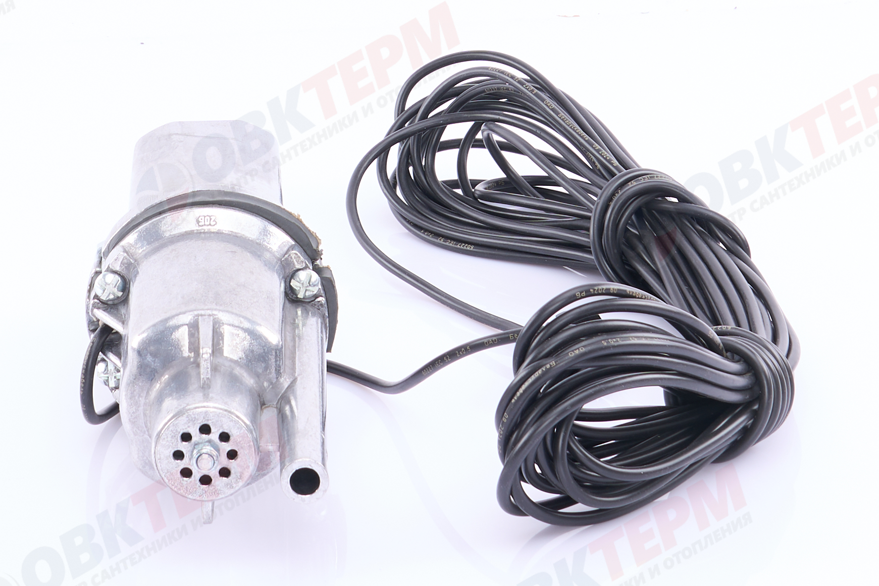 Насос Ручеек-Техноприбор 15метров кабл. (верхний забор, алюм, ТУ 18С) ОРИГИНАЛ (0,28кВт/18л.м./60м.) - Изображение №5