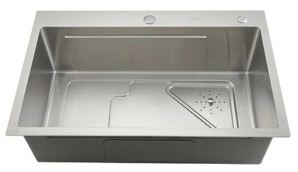 Мойка GAPPO GS7246 (0.8мм /коландер /сатин/ 720x460x215mm) - Изображение №1