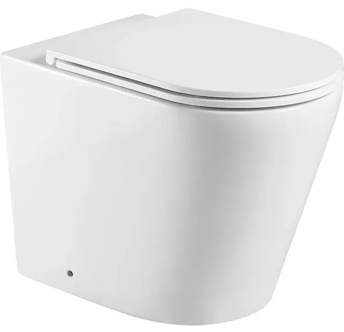 Унитаз приставной (БЕЗ БАЧКА) MIXXUS PREMIUM BEVEL-0701-T1, сист. смыва TORNADO (580х365х430) - Изображение №1