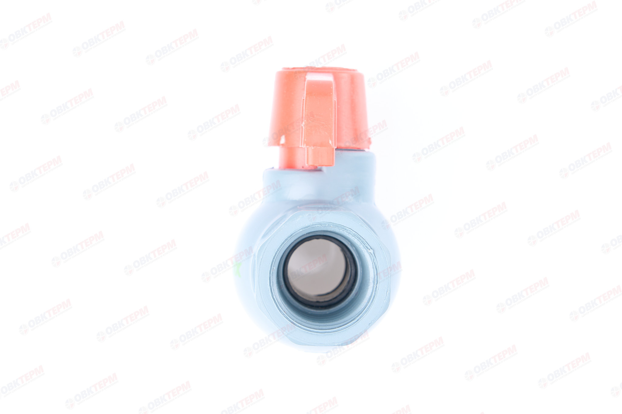 Кран  шаровый пластиковый     1/2"  ВВ (серый)  PLAMIX  (300шт) - Изображение №2