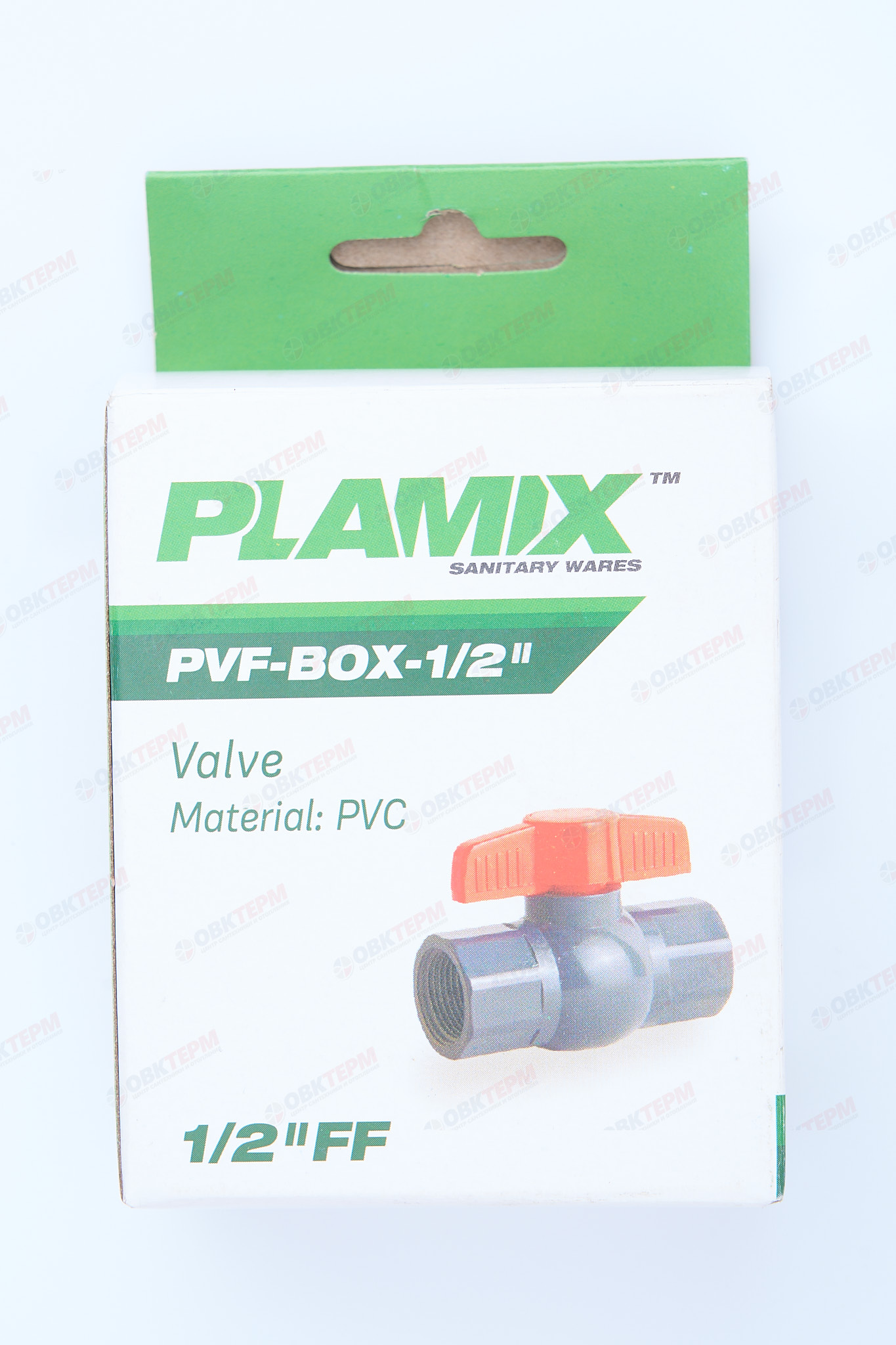 Кран  шаровый пластиковый     1/2"  ВВ (серый)  PLAMIX  (300шт) - Изображение №3