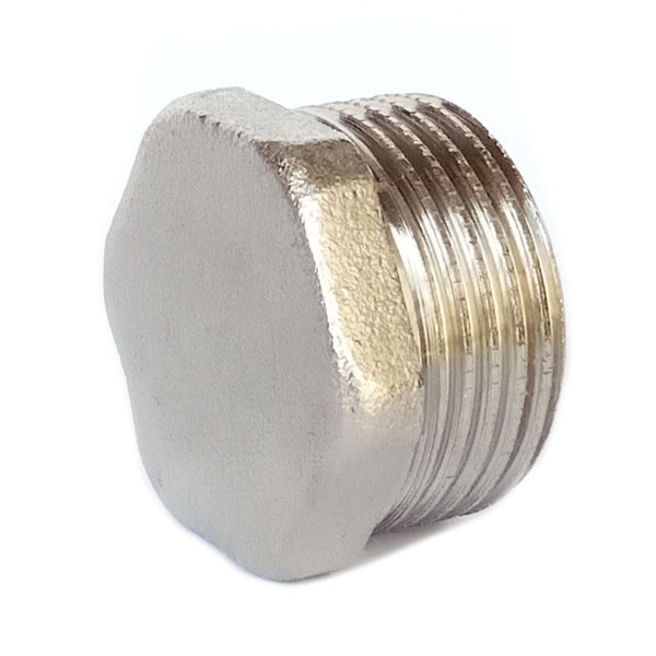 Заглушка   1/2" н   Никель TIM                   (600/10) - миниатюра №2